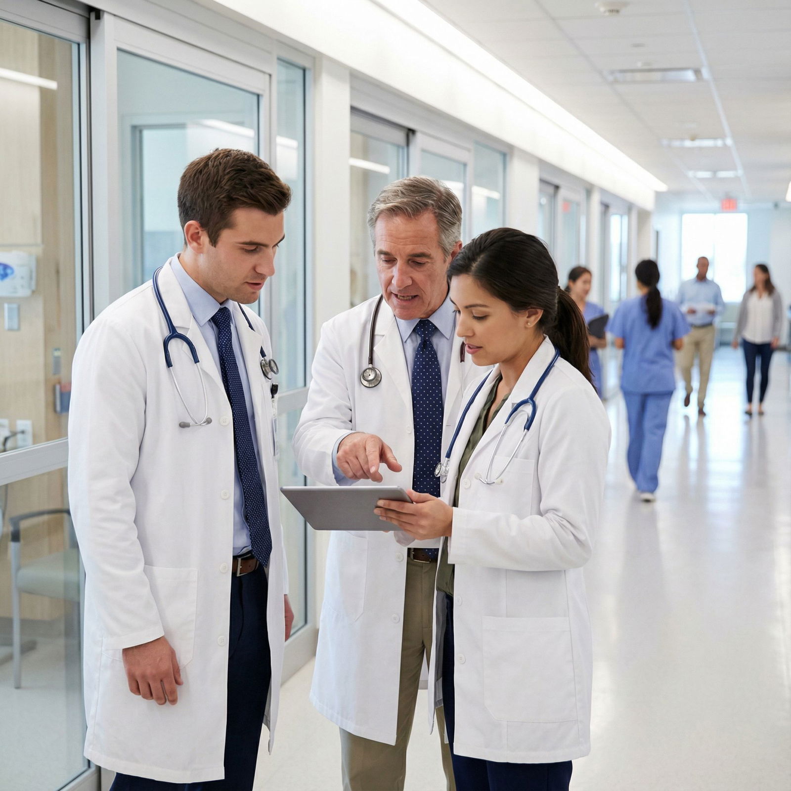 Medical students collaborating during clinical clerkship Medical students collaborating during clinical clerkship - Clerkships for Maximize Your Residency Chances: Choosing the Right