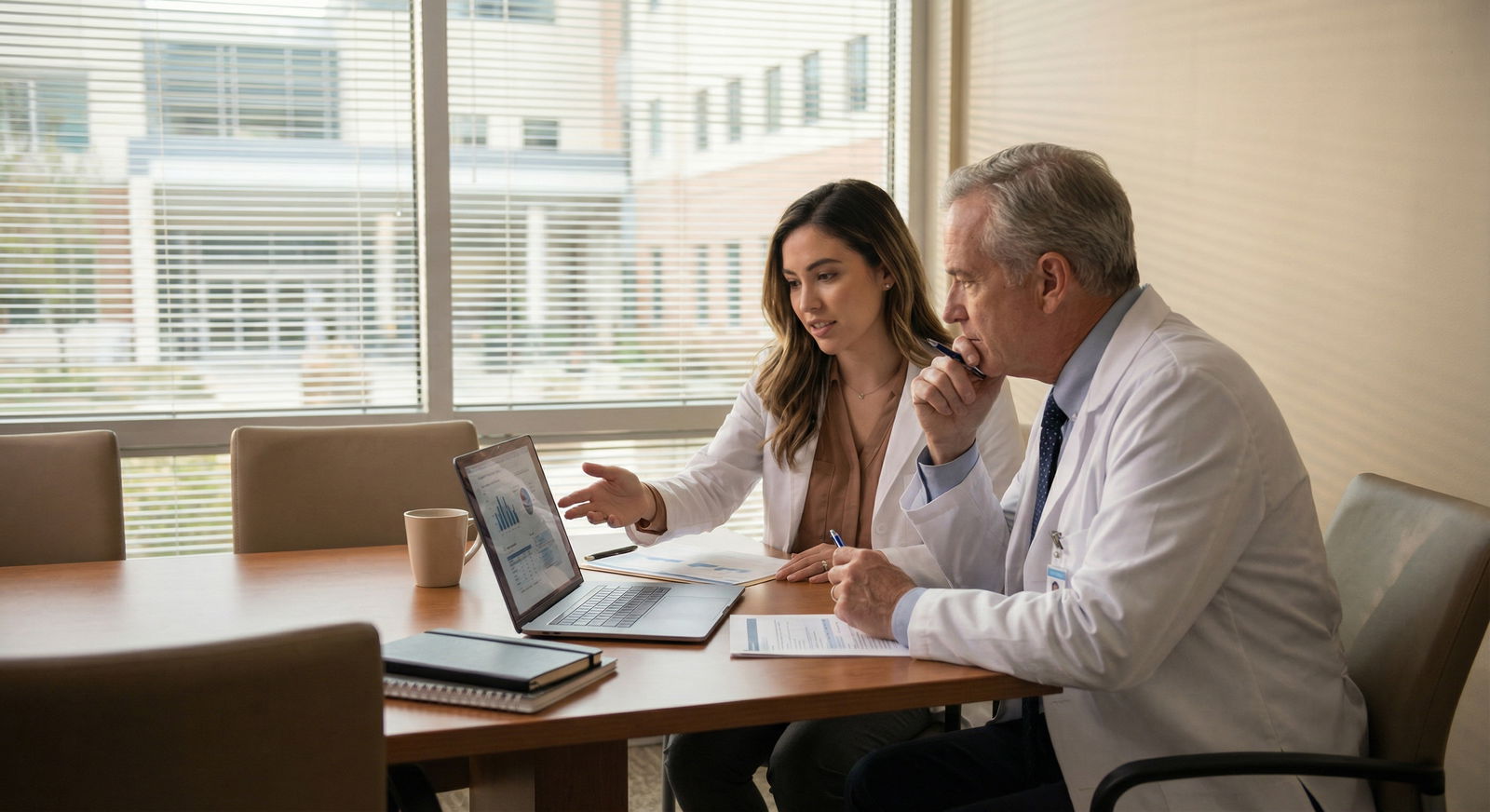 Medical student discussing residency preparation with a mentor Medical student discussing residency preparation with a mentor - core clerkships for Mastering Core Clerkships: Essential Rot