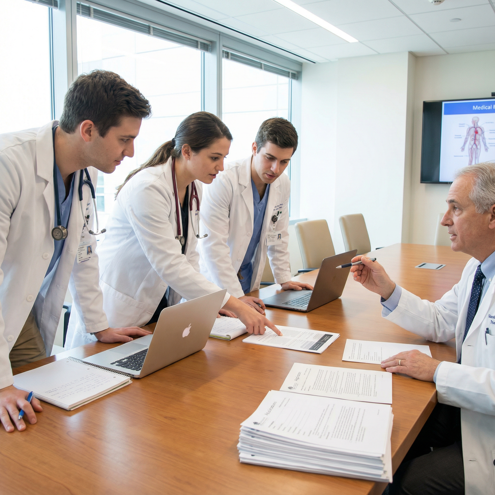 Medical students discussing residency applications and clerkship experiences Medical students discussing residency applications and clerkship experiences - Residency Match for Boost Your Residency Match