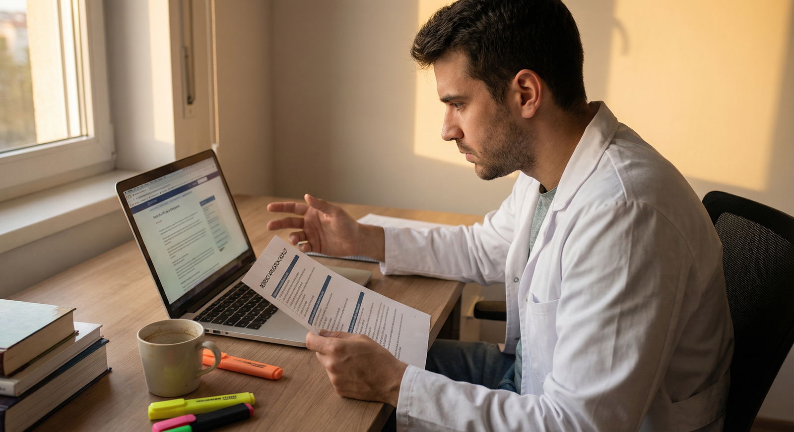 Residency applicant reviewing checklist before submission Residency applicant reviewing checklist before submission - Residency Applications for Avoid These 5 Critical Mistakes in You