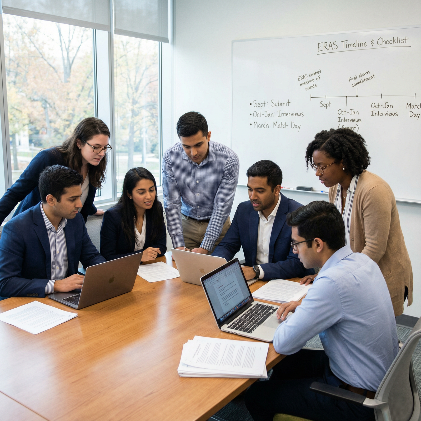 Medical students preparing residency applications together - Residency Applications for Avoid These Common Mistakes in Your R