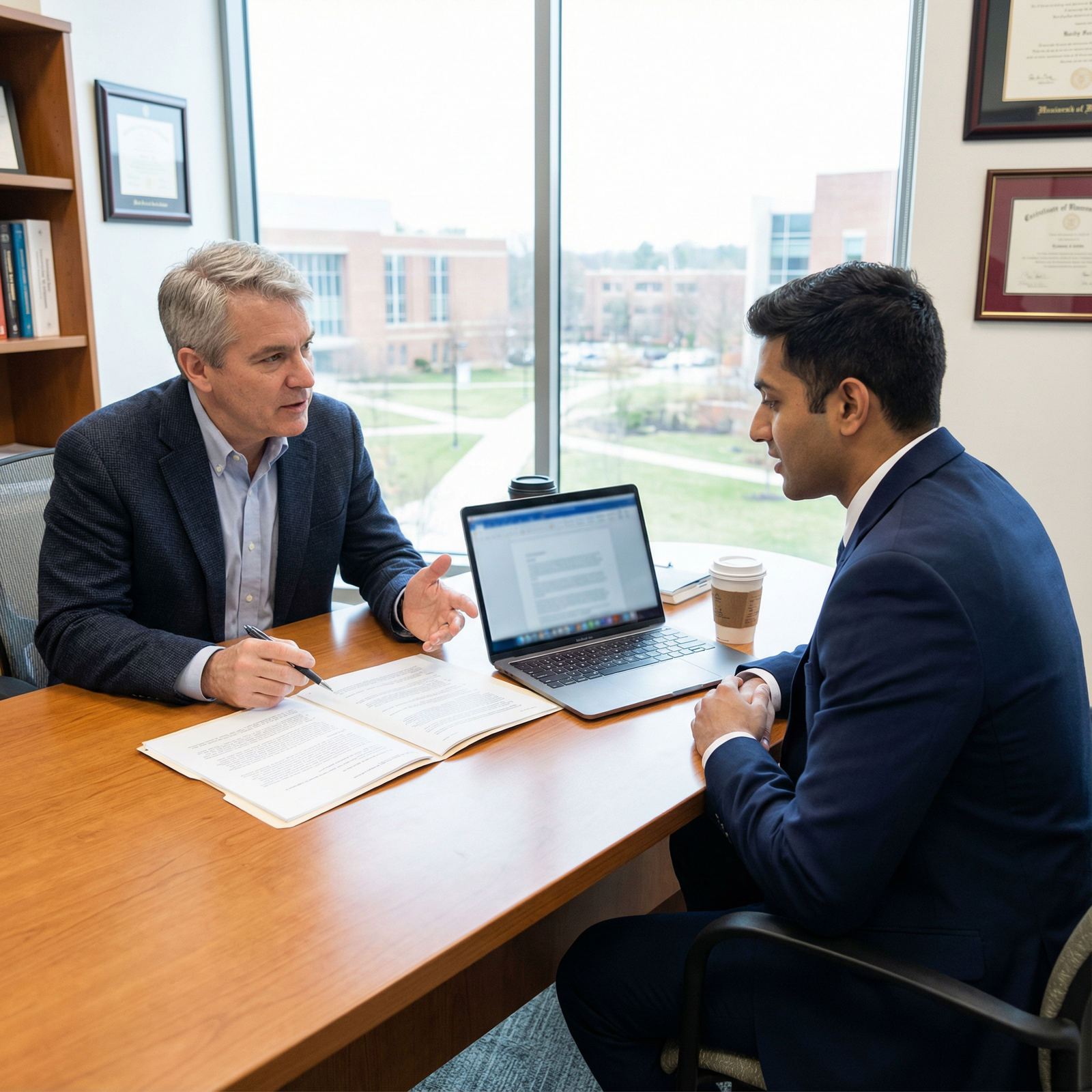 Medical student practicing residency interview with mentor - Residency Applications for Avoid These Common Mistakes in Your R