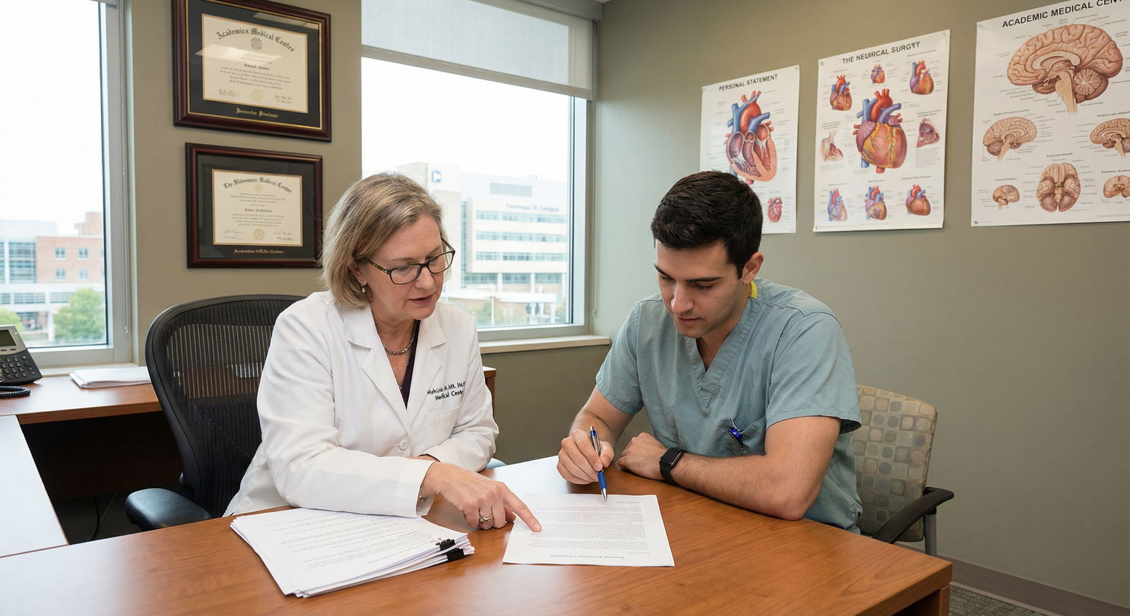 Residency applicant meeting with mentor to review personal statement Residency applicant meeting with mentor to review personal statement - Residency Application for Top Mistakes to Avoid in You