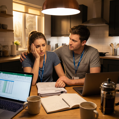 Match Outcomes When One Partner Couples Matches and the Other Does Not
