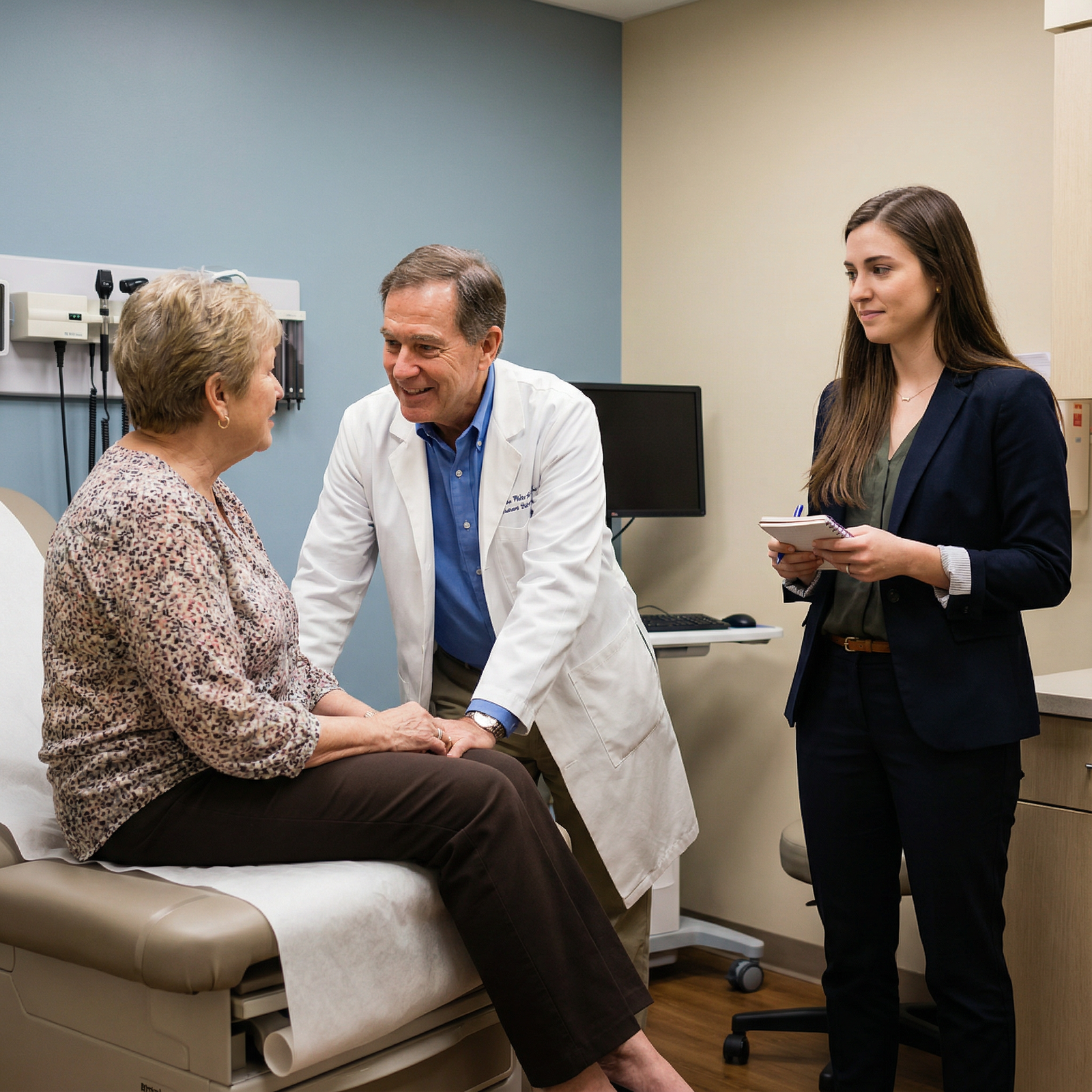 Medical student observing physician-patient interaction - gap year for Enhance Your Medical School Application: Shadow Physic