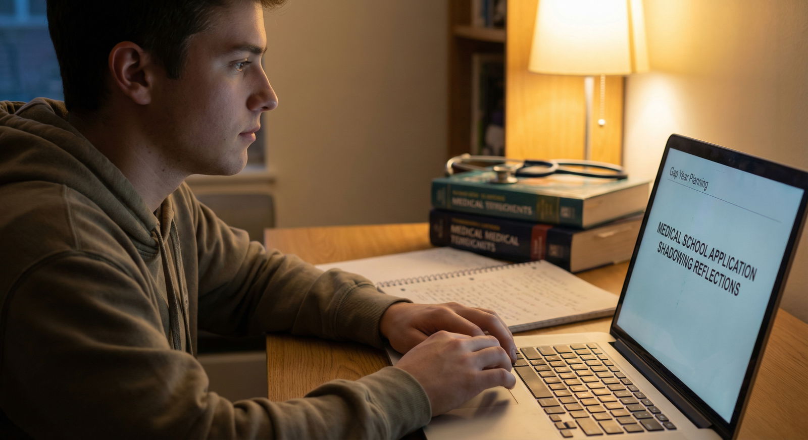 Pre-med student reflecting on clinical shadowing experience - gap year for Enhance Your Medical School Application: Shadow Ph