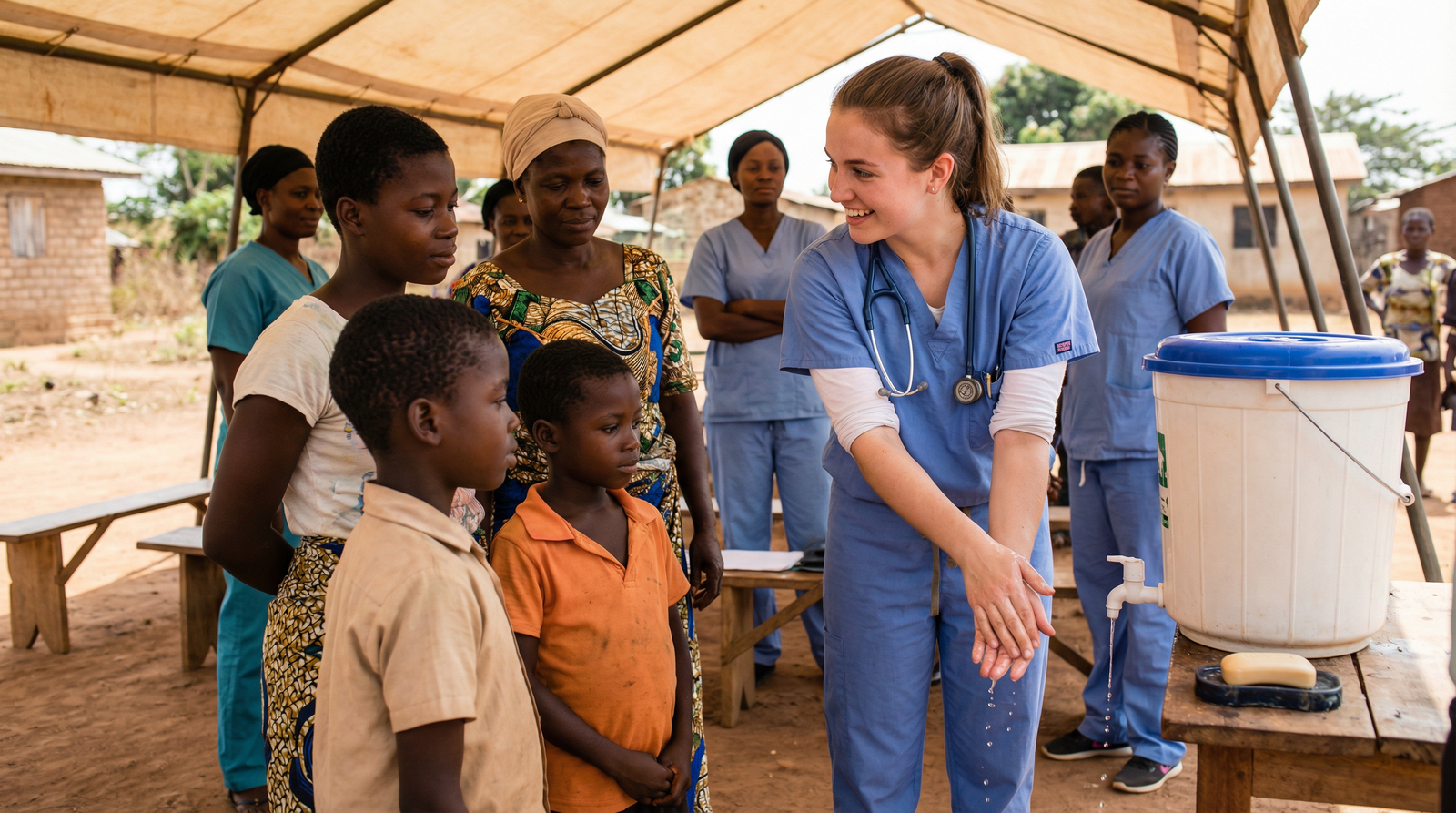 Medical student engaging in global health volunteer work during a gap year - Gap Year for Maximize Your Medical Career: Purpo