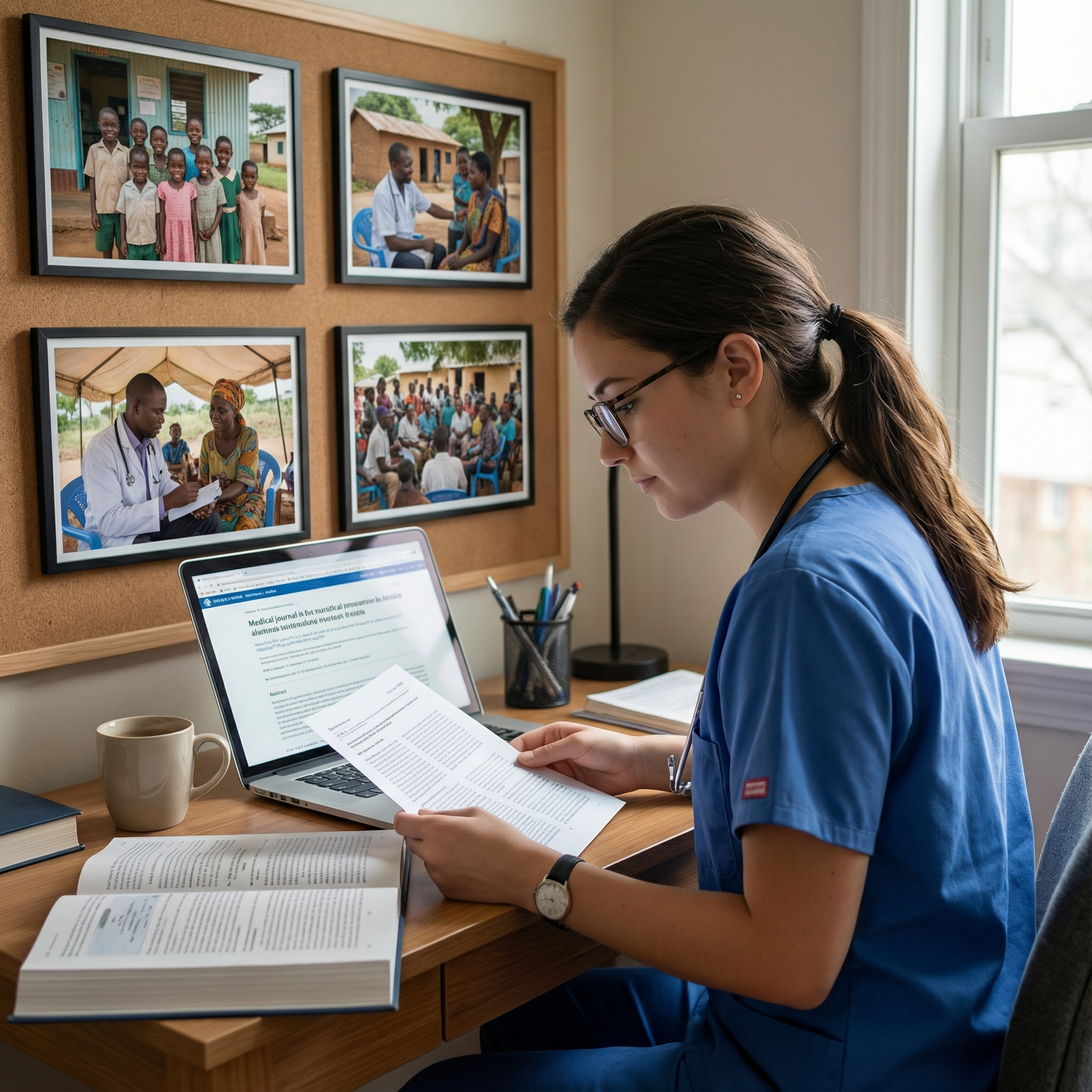 Medical student reflecting on global health experience while preparing residency application Medical student reflecting on global health experience while preparing residency application - Volunteer Abroad for Enhance Y