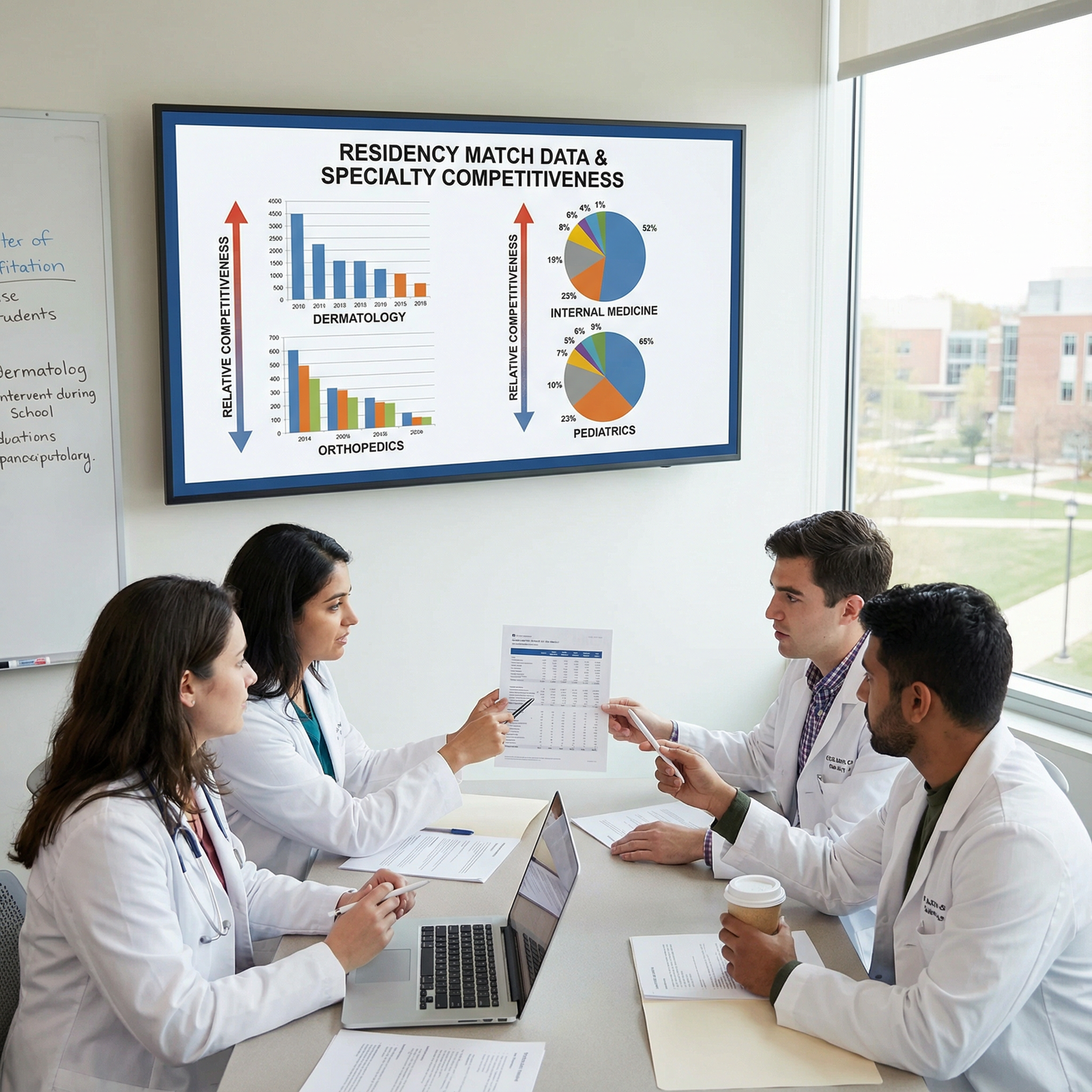 Medical specialties and residency competitiveness comparison - Residency Applications for Strategic Residency Applications: F
