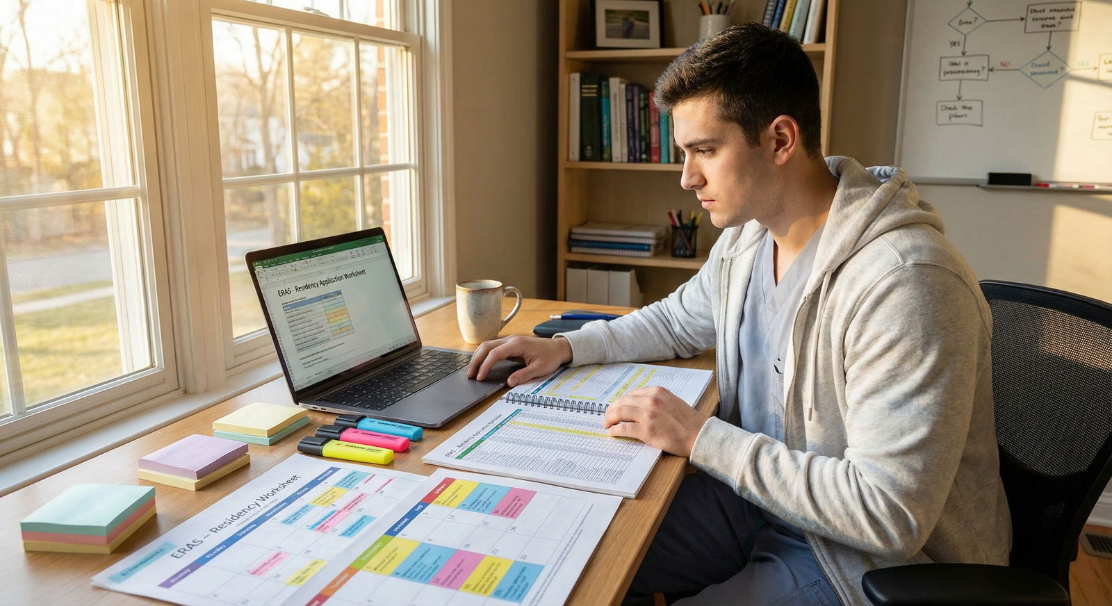 Medical student organizing residency application plan - Residency Applications for Maximize Your Match: How Many Residency Pr