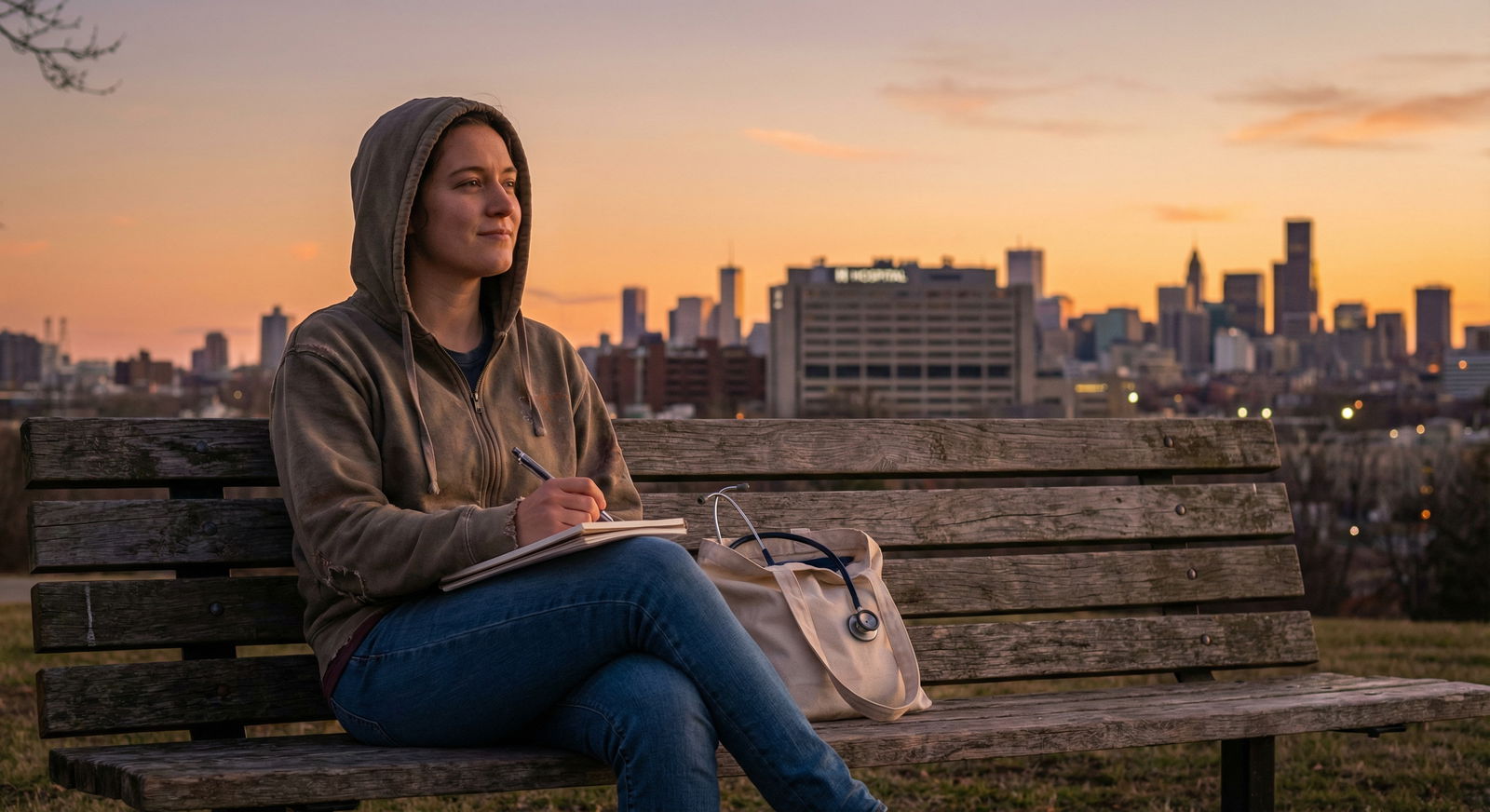 Resident physician practicing self-care and reflection - Residency Programs for Mastering Work-Life Balance in Residency Prog