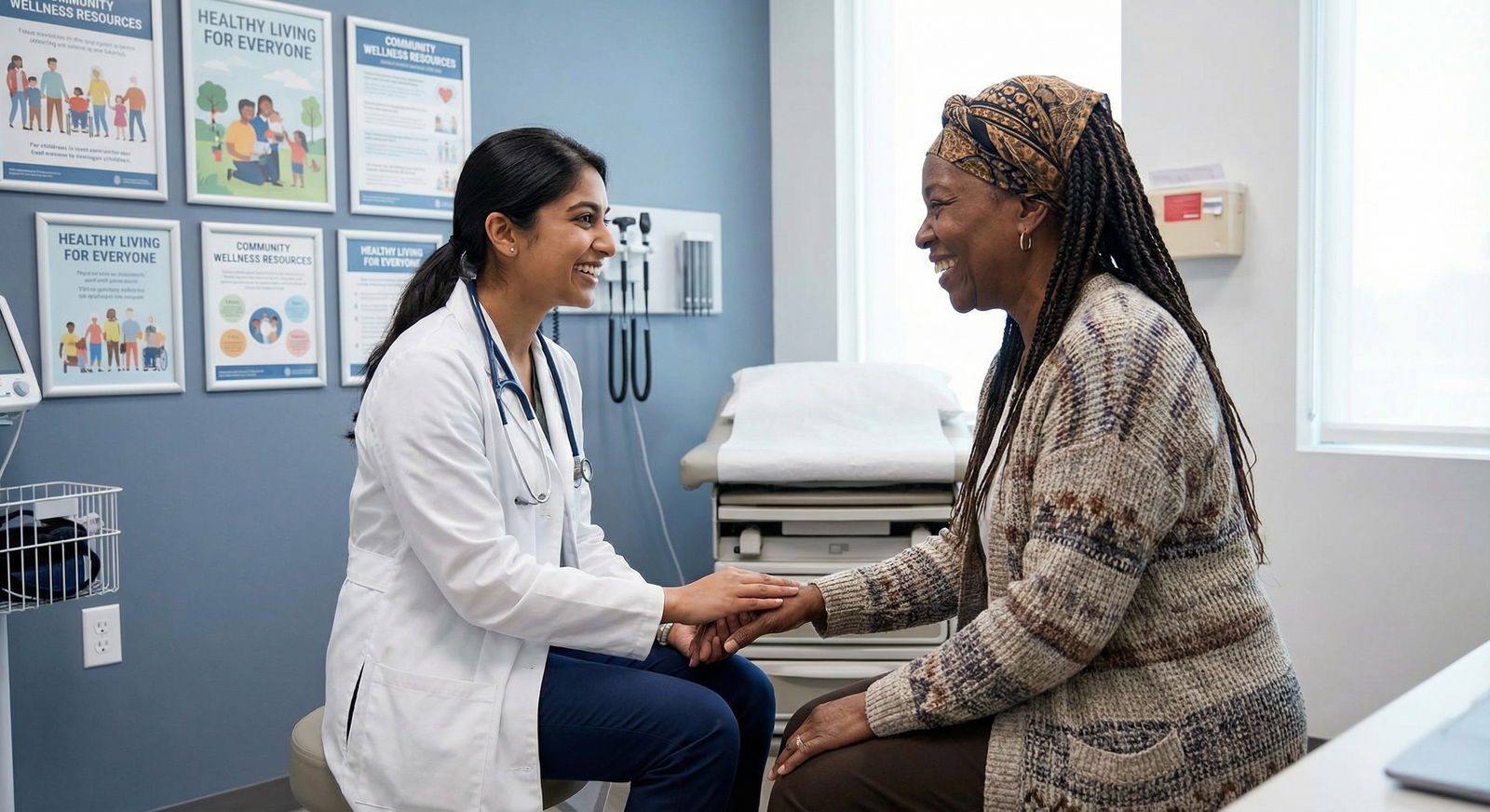 Resident physician speaking with patient from different cultural background - Residency Training for Why Diversity in Residen