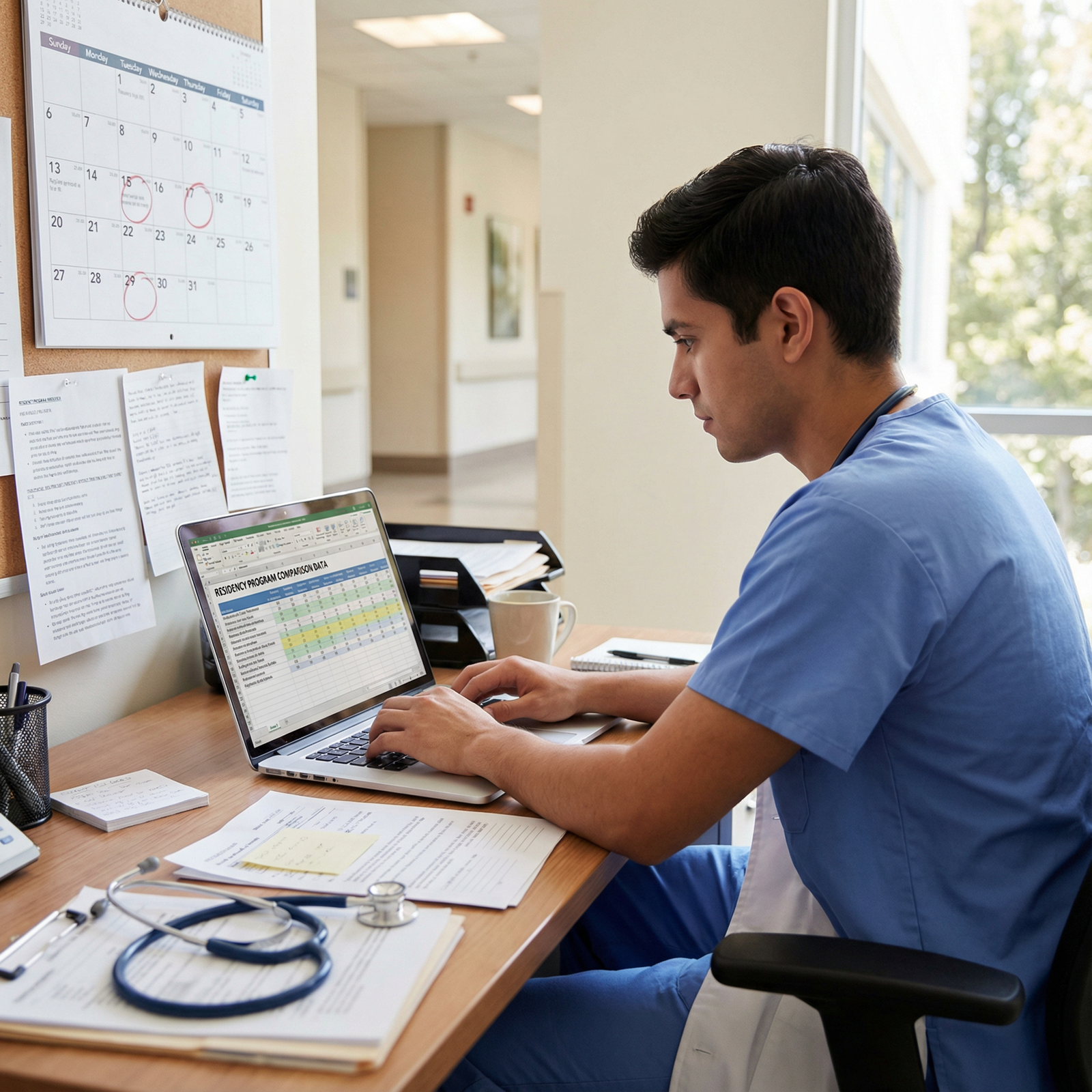 Resident physician reviewing program options and planning career path - Residency Programs for Top 5 Essential Factors for Se