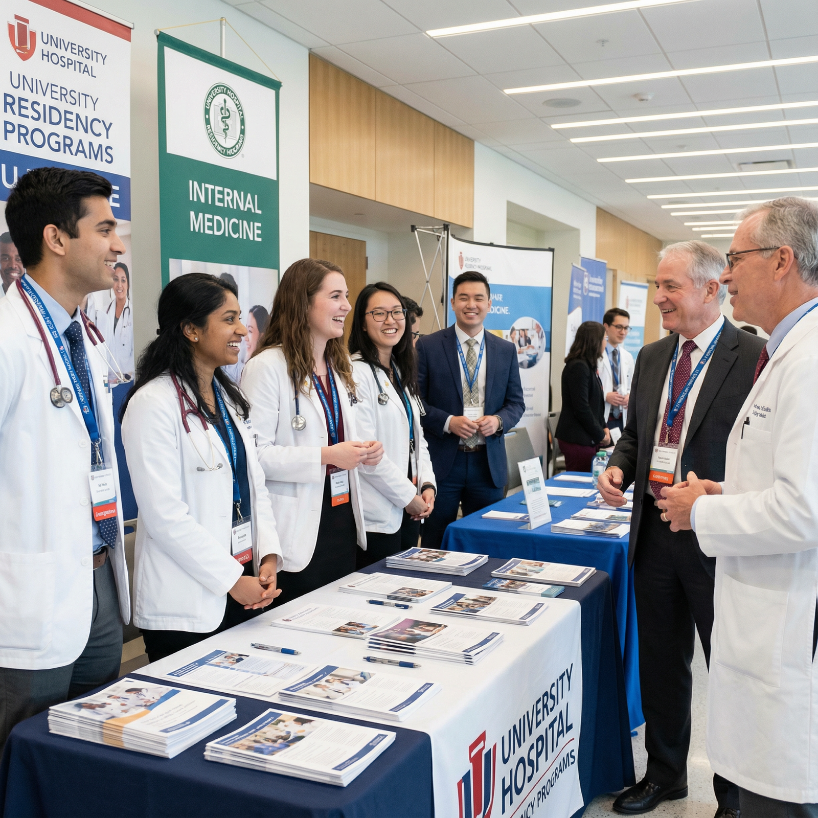 Medical student networking at a residency fair - Residency Selection for Maximize Your Residency Selection: Effective Network