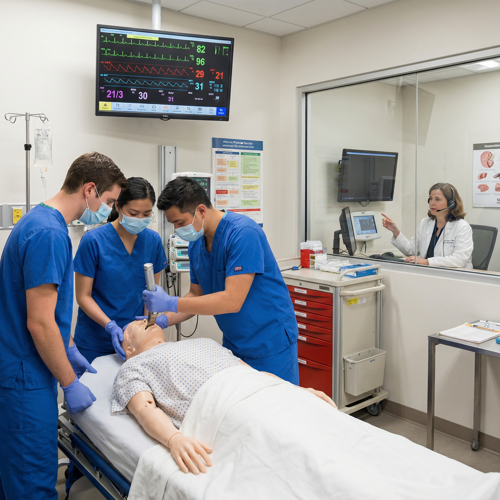 Medical residents participating in a simulation-based training session - Residency Programs for Top Insights to Choose a Stan