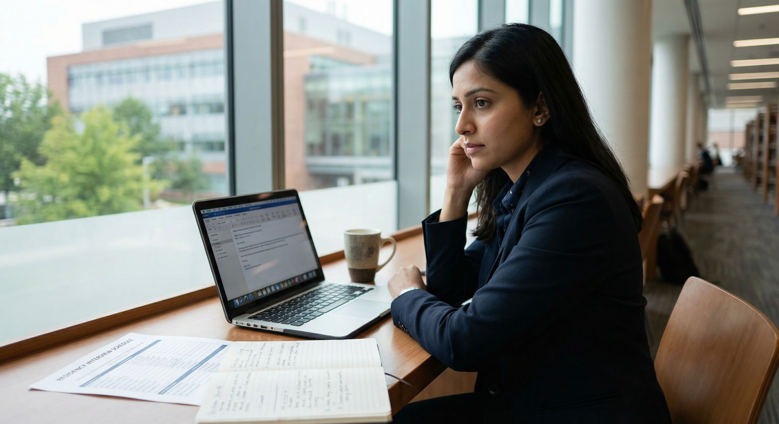 Medical student preparing structured notes after a residency interview - Residency Interview for Mastering the Art of Follow-