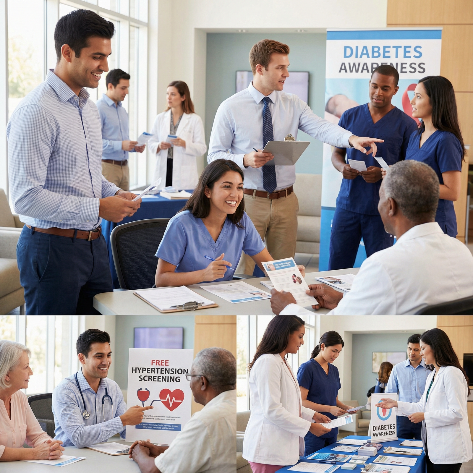 Medical students collaborating on community health and leadership projects - Residency Applications for Enhance Your Residenc