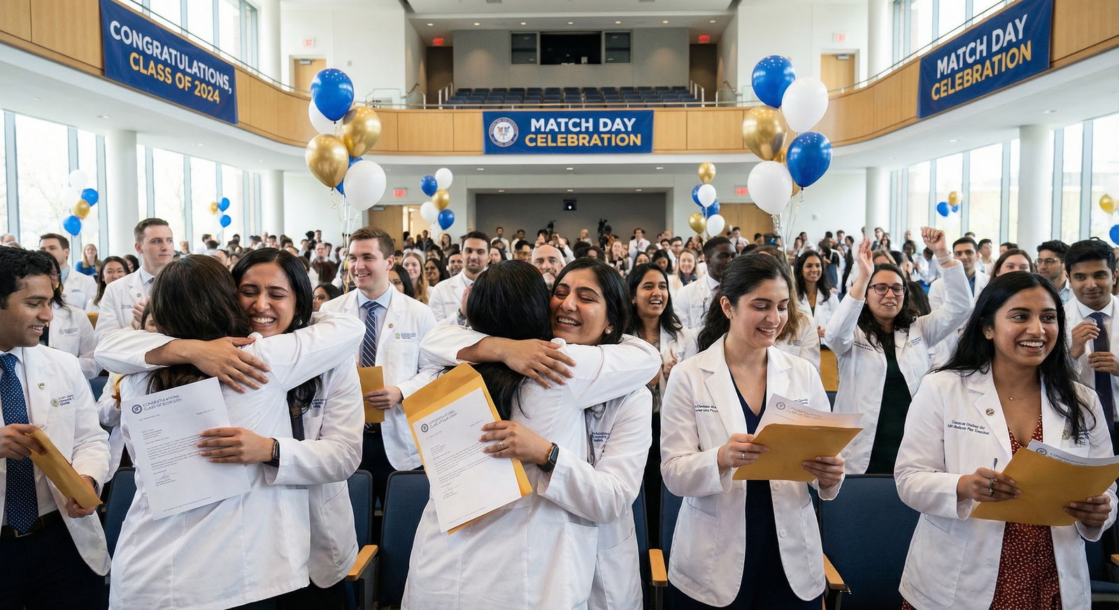 Residents celebrating successful NRMP Match Day - NRMP for Essential NRMP Match Rules Every Medical Resident Must Know