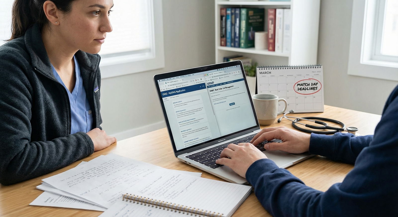 Resident applicant preparing ERAS and NRMP rank list - NRMP Match for Mastering Your NRMP Match Responsibilities: A Guide for