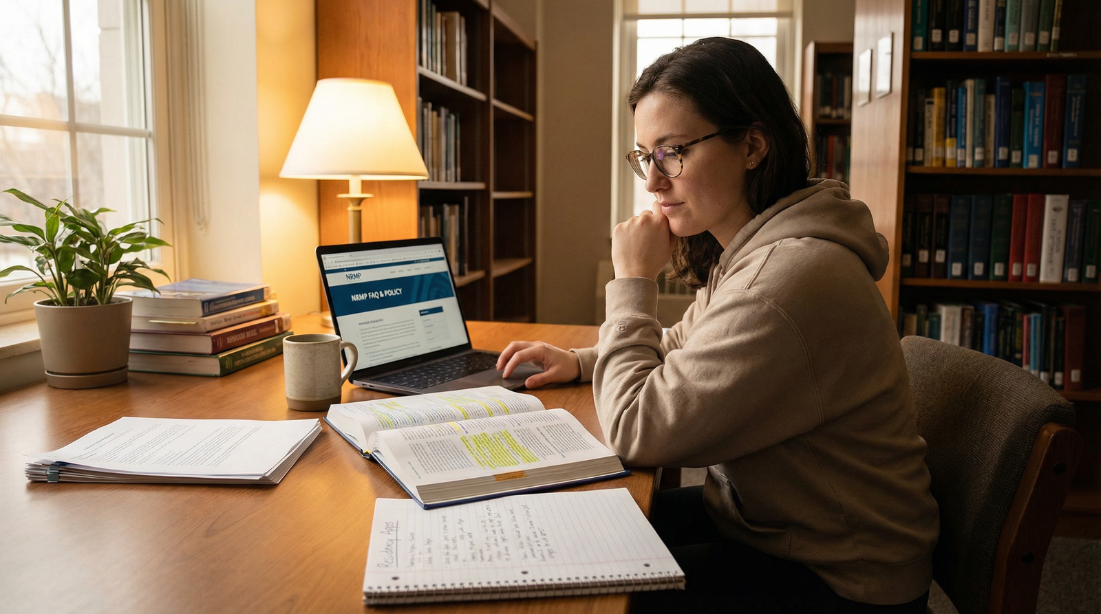 Medical student reviewing NRMP Match FAQs and policies - NRMP Match for Mastering Your NRMP Match Responsibilities: A Guide f