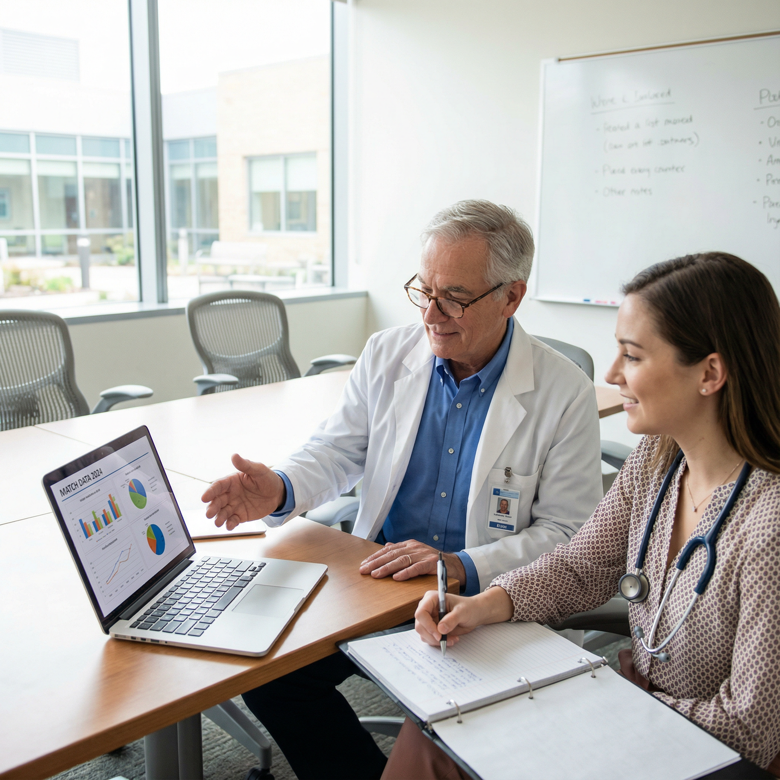 Mentor advising medical student on residency backup plans - Medical Specialties for Strategic Backup Specialty Choices: Maxim