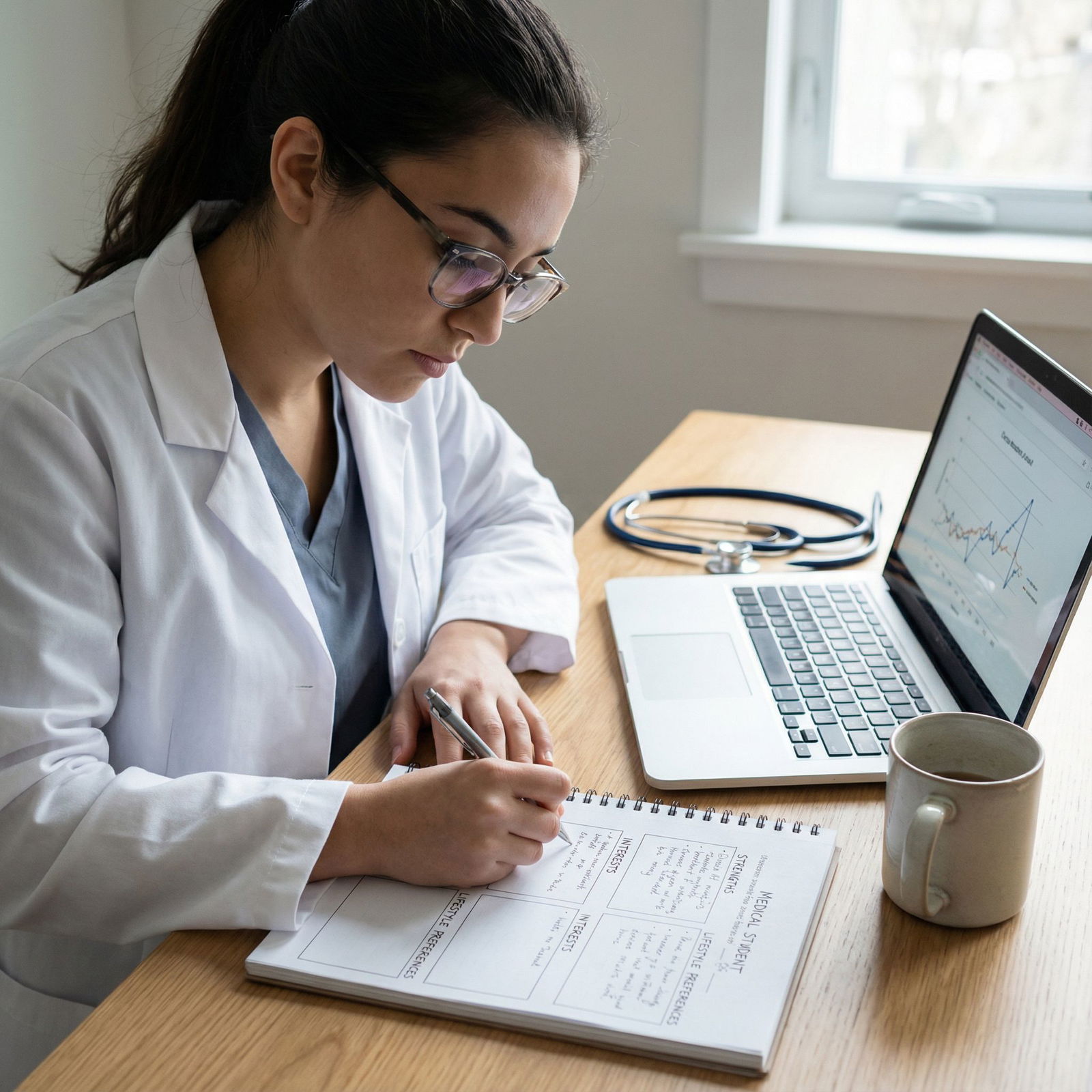 Medical student doing self-assessment for residency specialty choice - medical residency for Strategic Guide to Evaluating Ba