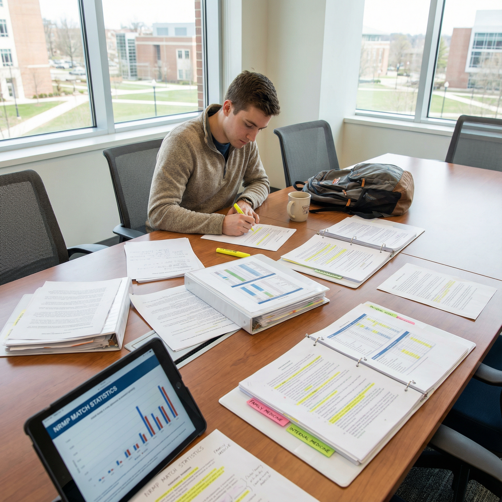 Residency applicant reviewing different medical specialties and options - Medical Education for Explore Top Backup Residency