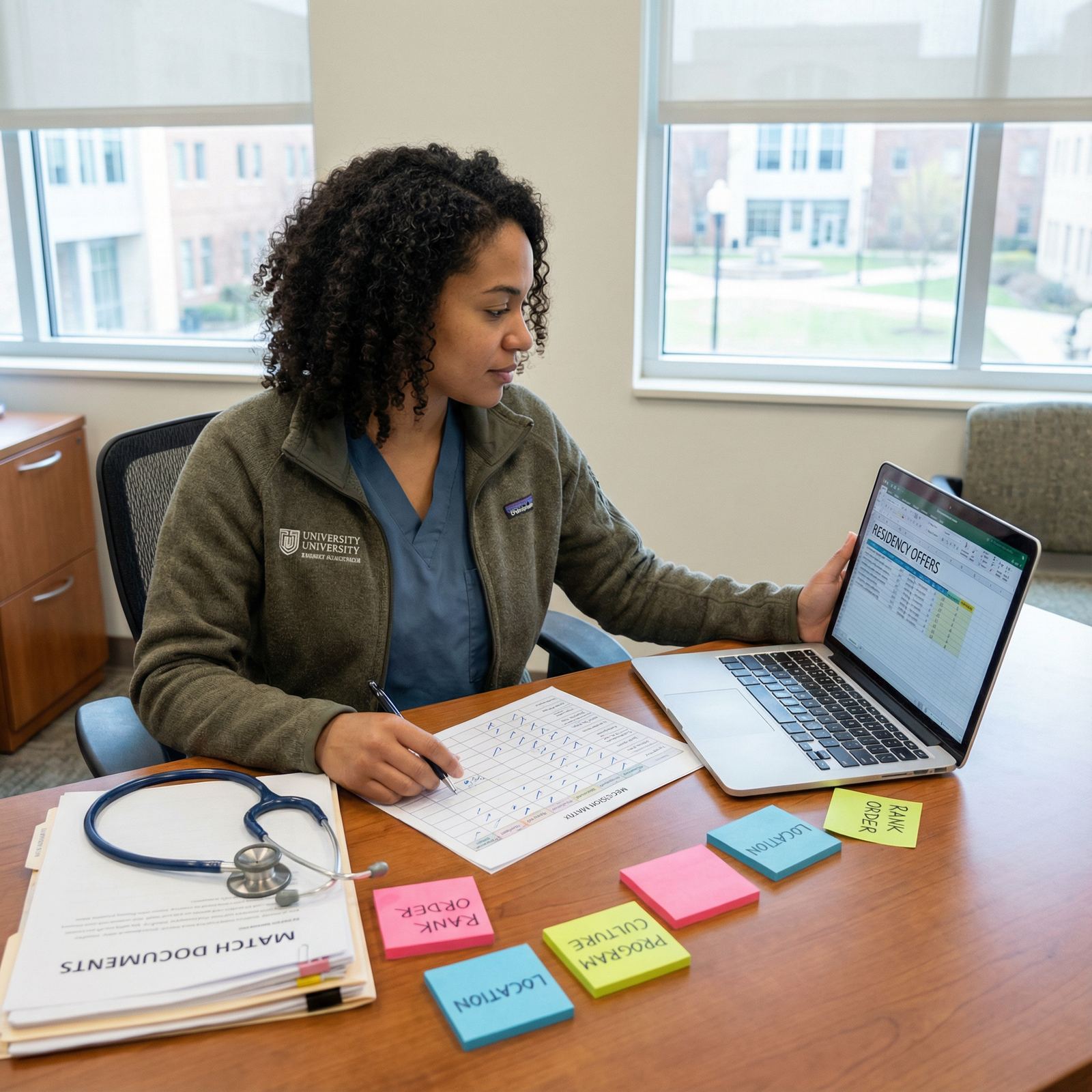 Medical student using a decision matrix to compare residency pre-match offers Medical student using a decision matrix to compare residency pre-match offers - Decision Matrix for Mastering Your Residency