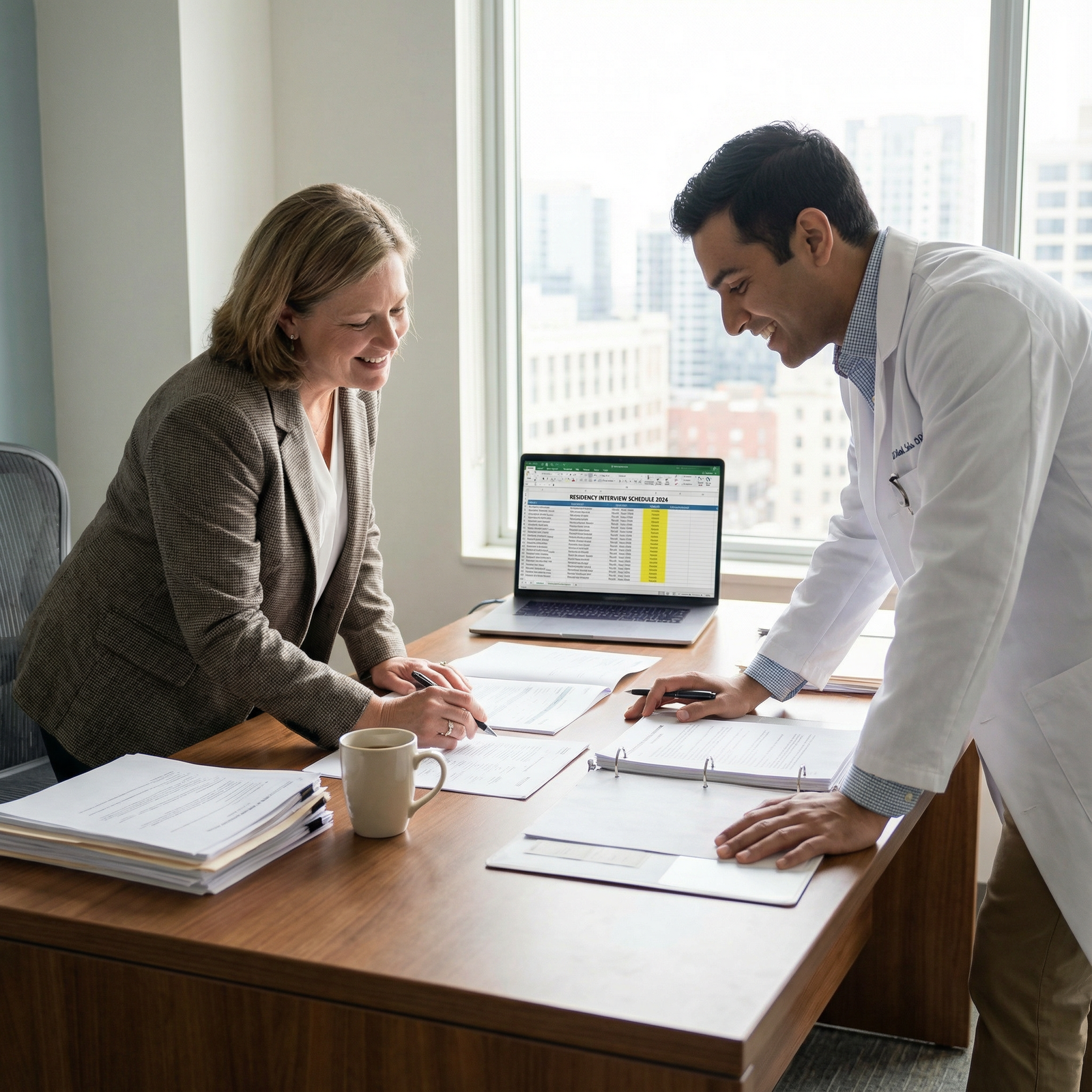 Residency program director meeting with an applicant Residency program director meeting with an applicant - Medical Residency for Expert Guide to Medical Residency Pre-Match Offe