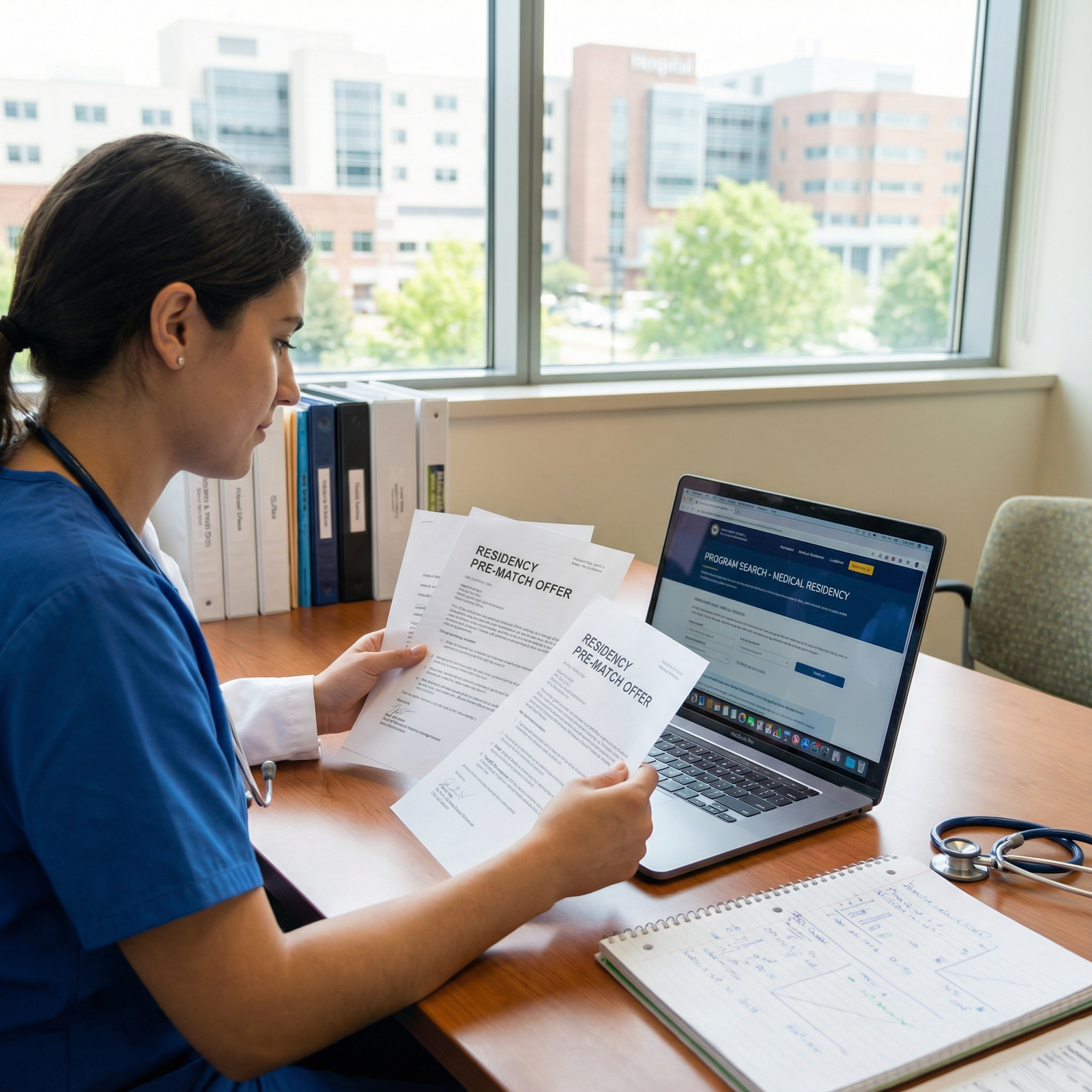 Dual-Physician Couples: Coordinating Pre-Match Offers Without Chaos