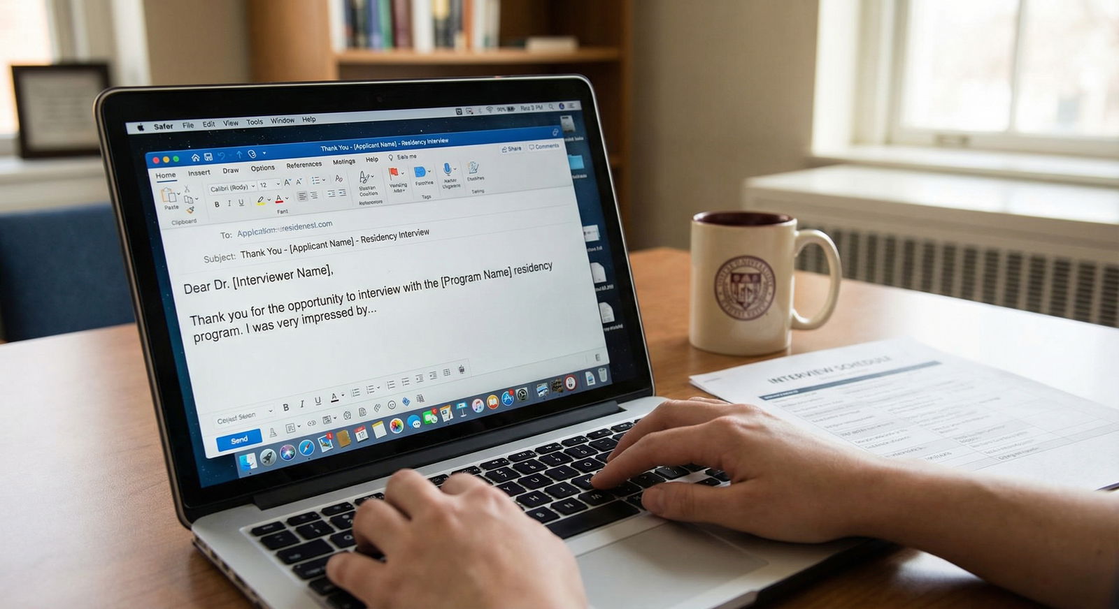 Residency applicant sending thank-you emails after interview day - Residency Interview for Essential Follow-Up Strategies for