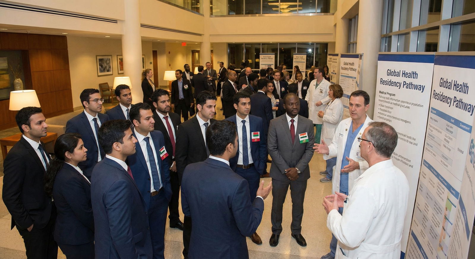 IMGs meeting mentors at a residency information event IMGs meeting mentors at a residency information event - International Medical Graduates for Mastering Networking Strategies f