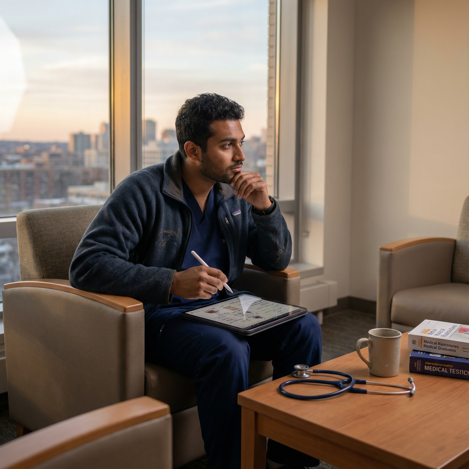 IMG physician reflecting during residency training IMG physician reflecting during residency training - International Medical Graduates for Ultimate IMG Guide: Excel in U.S. Re