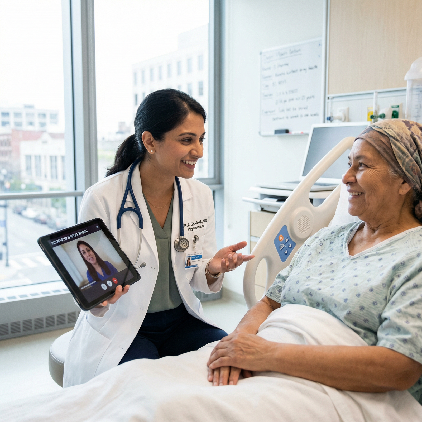 International medical graduate communicating with a diverse patient International medical graduate communicating with a diverse patient - Medical Ethics for Mastering U.S. Medical Ethics and Pr