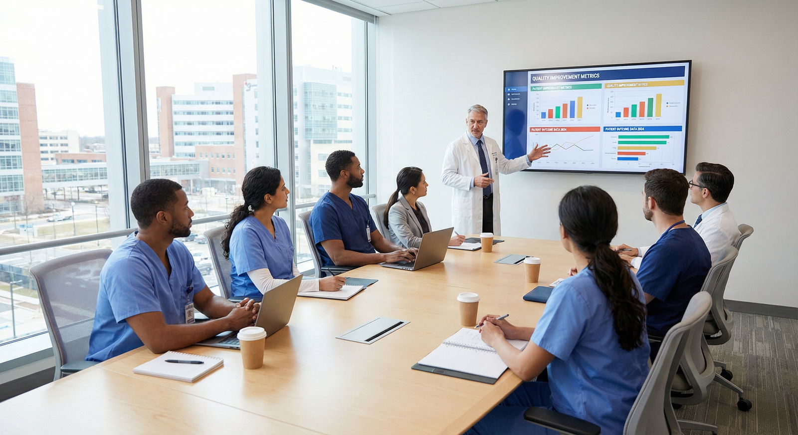 IMG residents collaborating on quality improvement IMG residents collaborating on quality improvement - International Medical Graduates for Navigating the U.S. Healthcare Syste