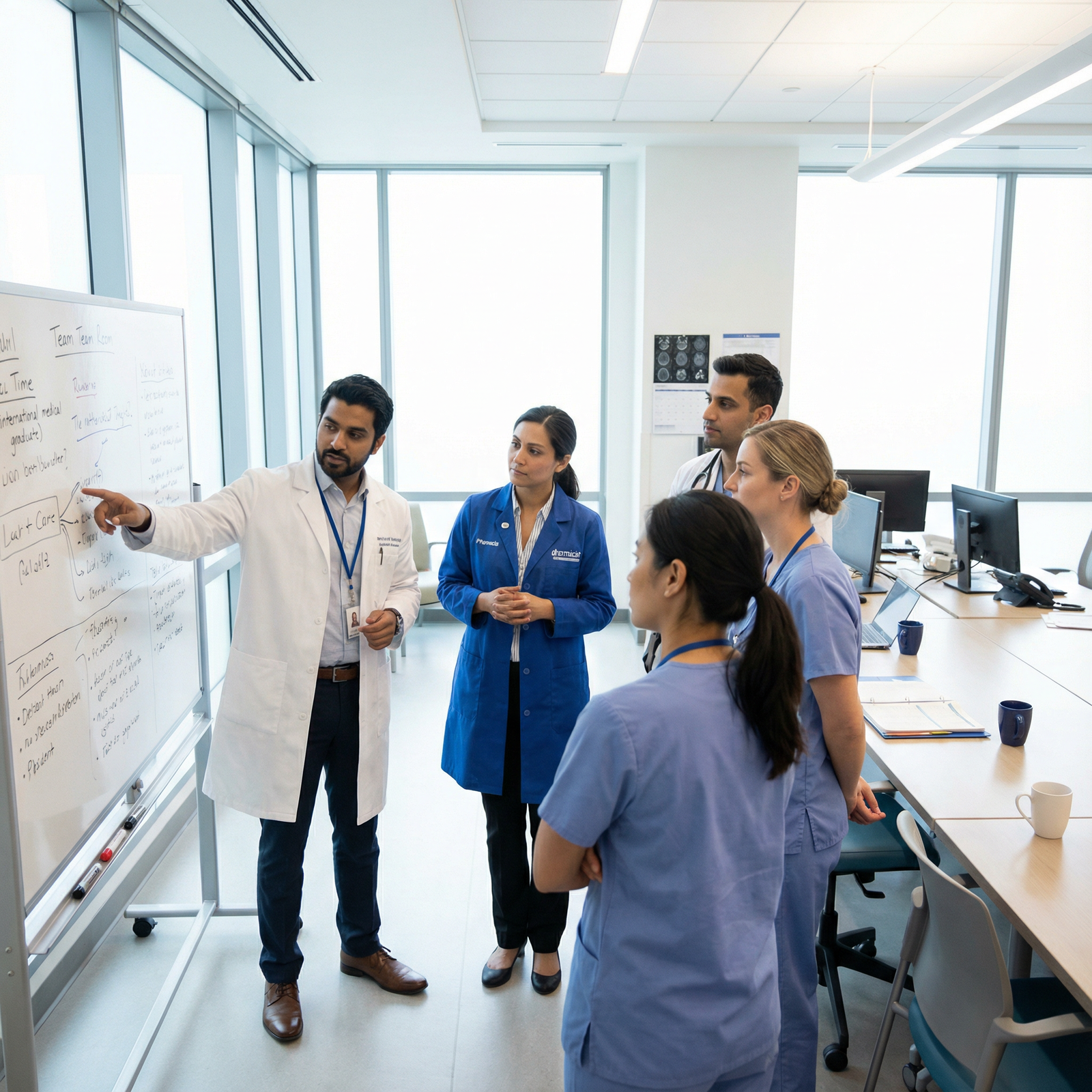 IMG working with multidisciplinary healthcare team IMG working with multidisciplinary healthcare team - International Medical Graduates for Essential Clinical Experience for IM