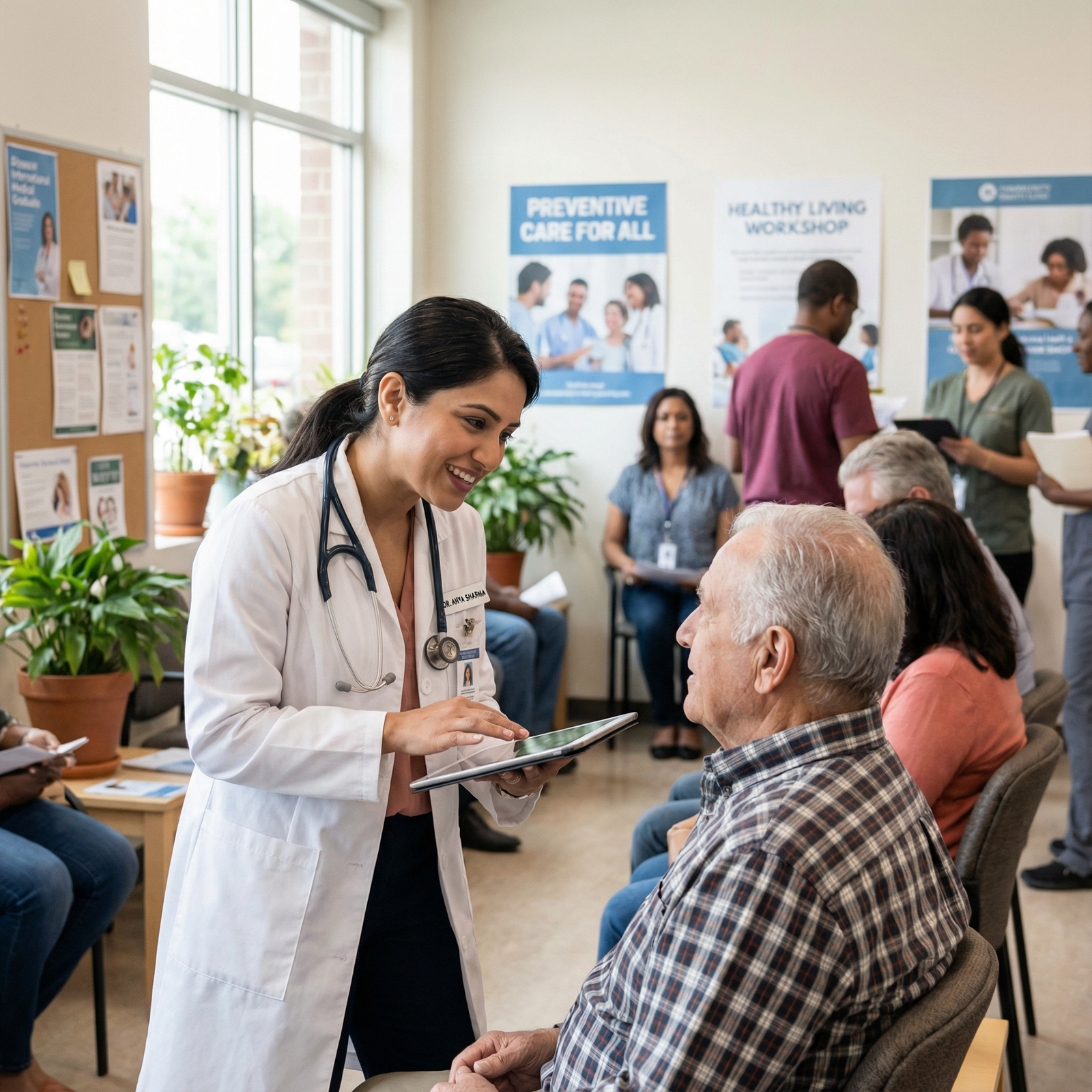 International medical graduate volunteering at a US community health clinic International medical graduate volunteering at a US community health clinic - International Medical Graduates for Essential G