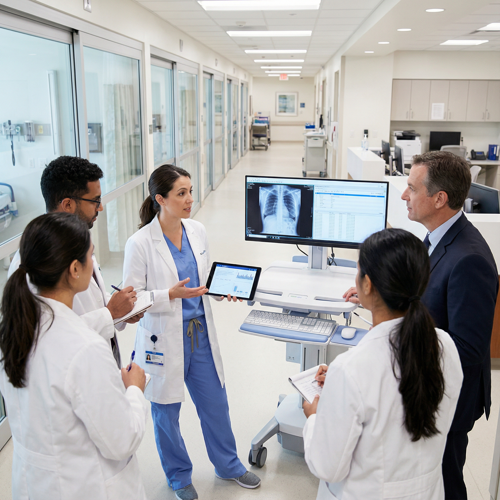 Resident applying strong clinical knowledge on wards - USMLE Step 2 CK for Unlocking Success: How Excelling in USMLE Step 2 C