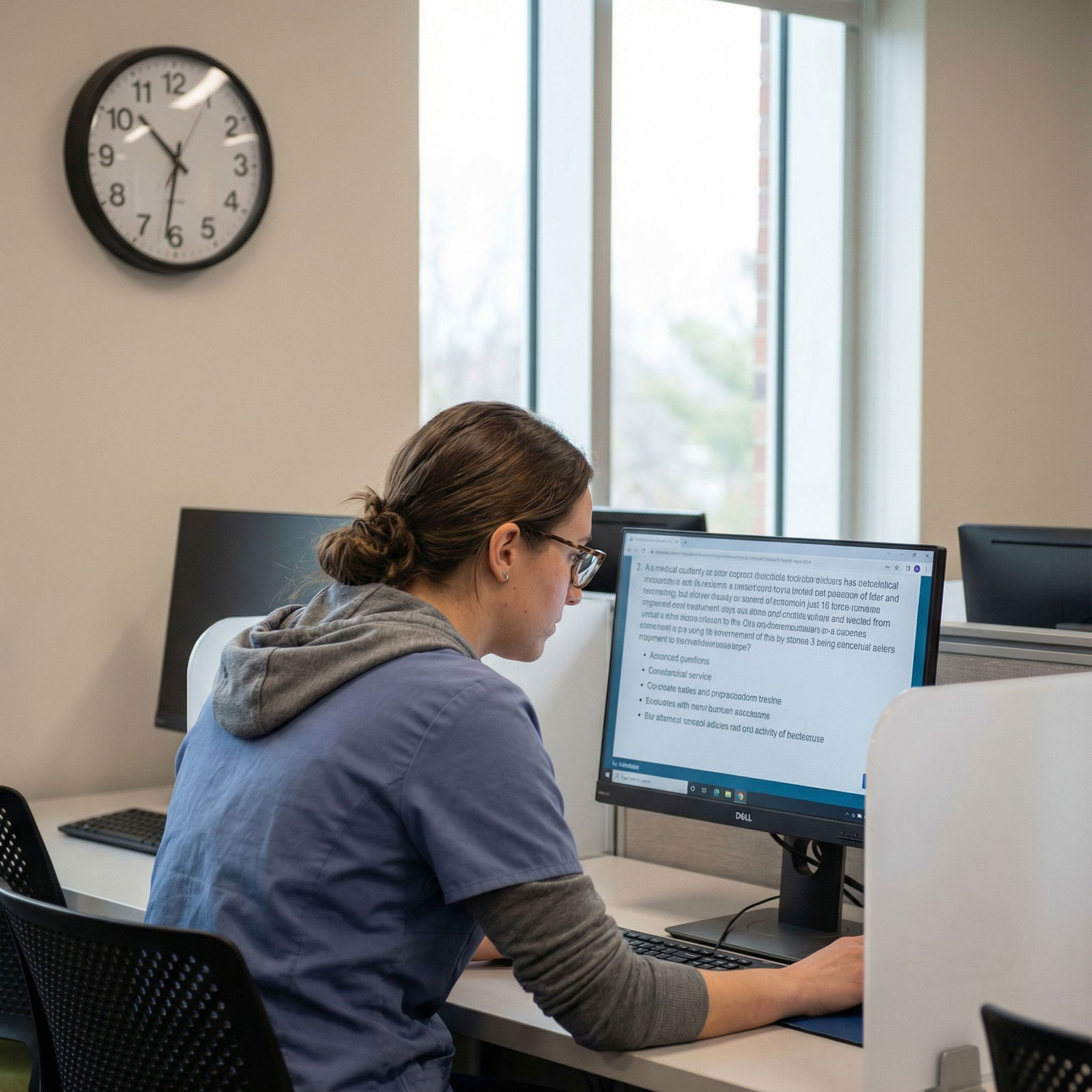 Medical student taking a USMLE practice exam Medical student taking a USMLE practice exam - USMLE Step 2 CK for Essential Study Tips for USMLE Step 2 CK: A Residency Guid