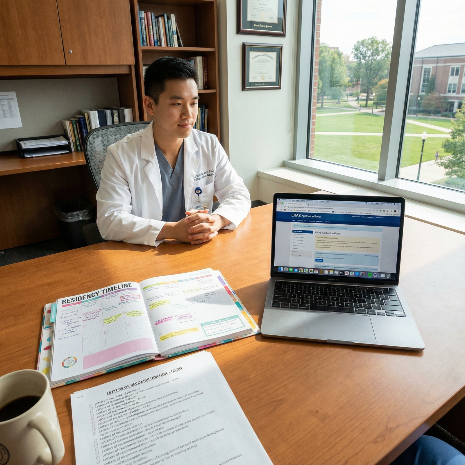 Medical student organizing residency letters and timelines - Residency Applications for Essential Tips to Avoid Mistakes in R