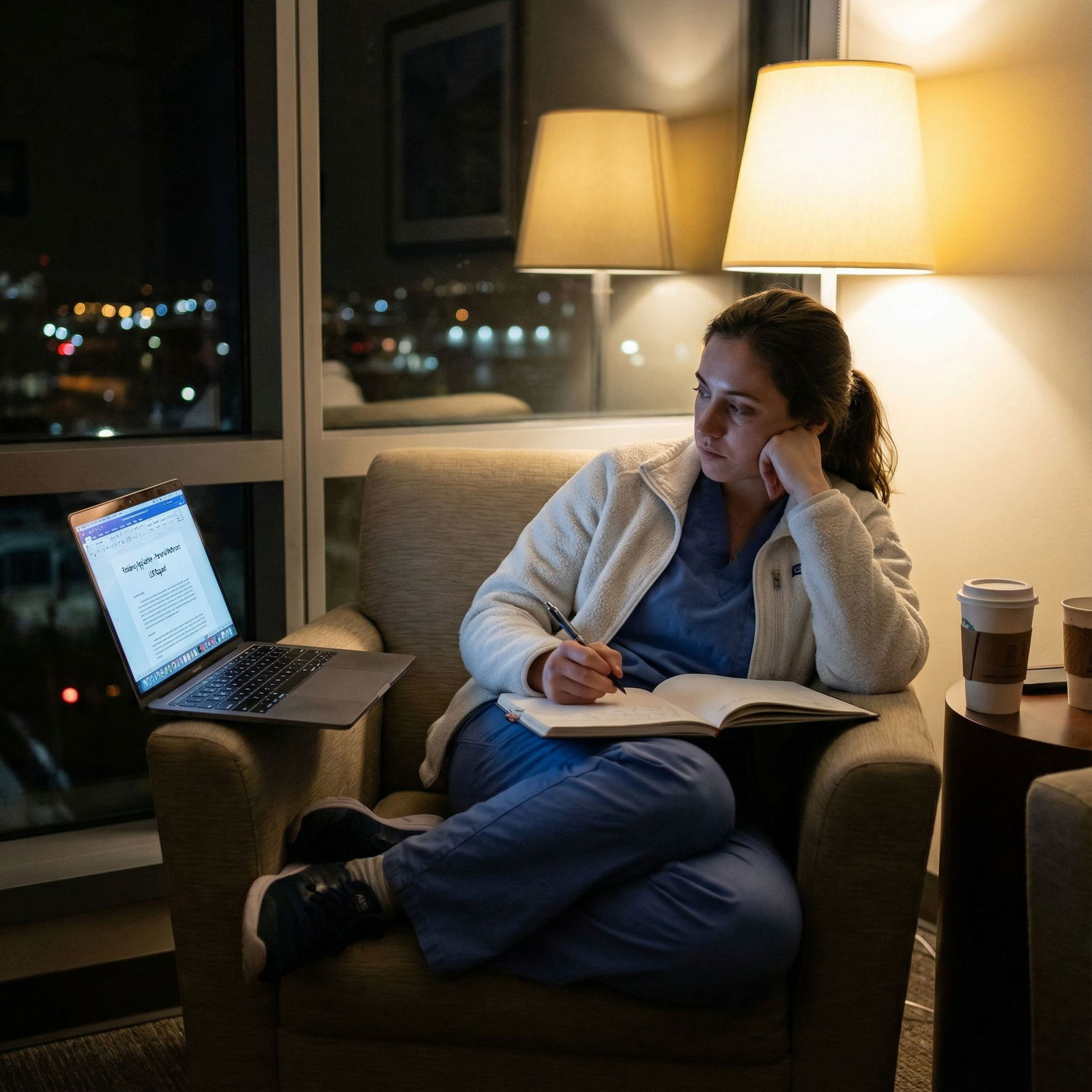 Medical student reflecting on clinical experiences and preparing residency application - Residency Application for Unlock Pow