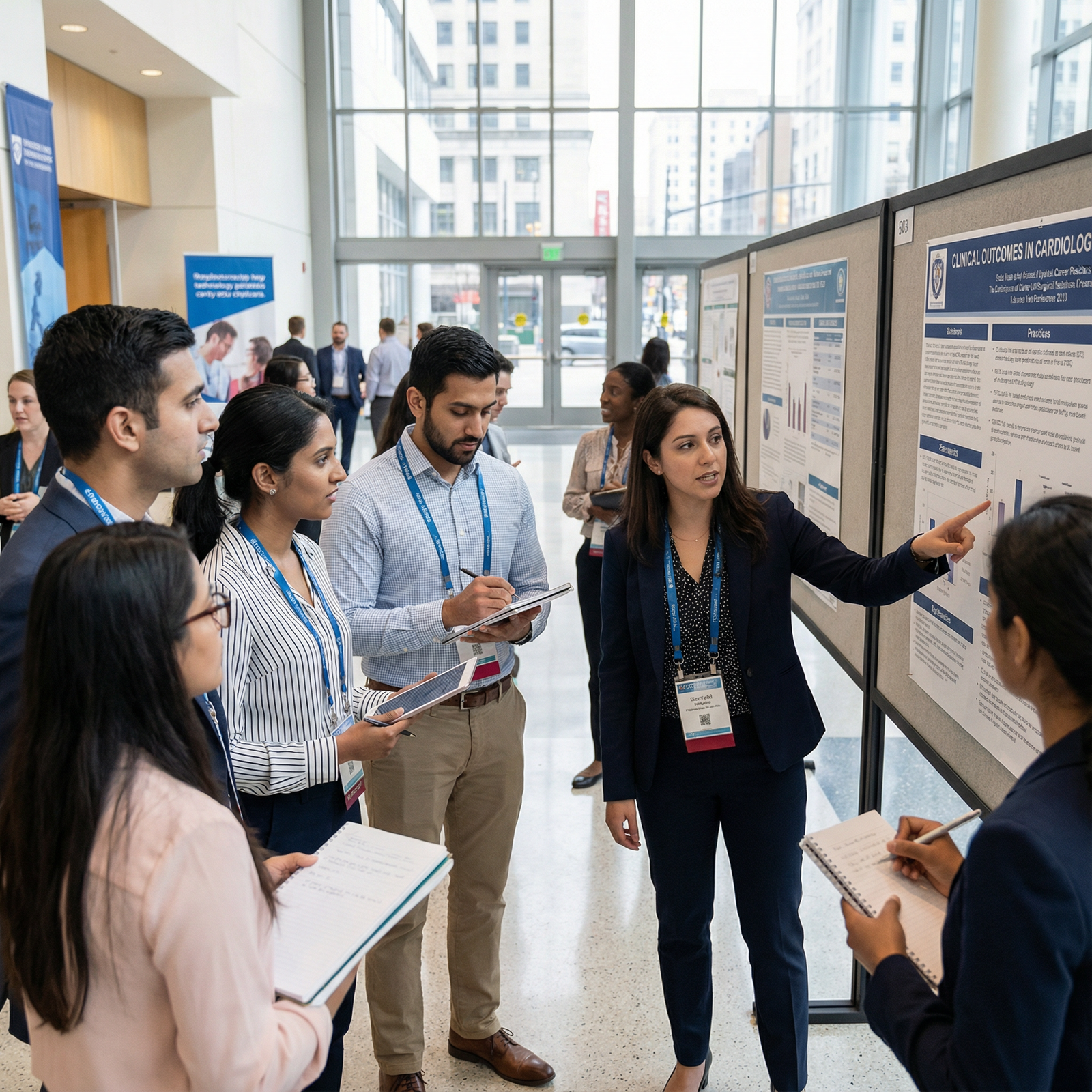 Residents networking at a medical conference Residents networking at a medical conference - Networking for Unlock Your Residency Potential: Networking Strategies for Succ