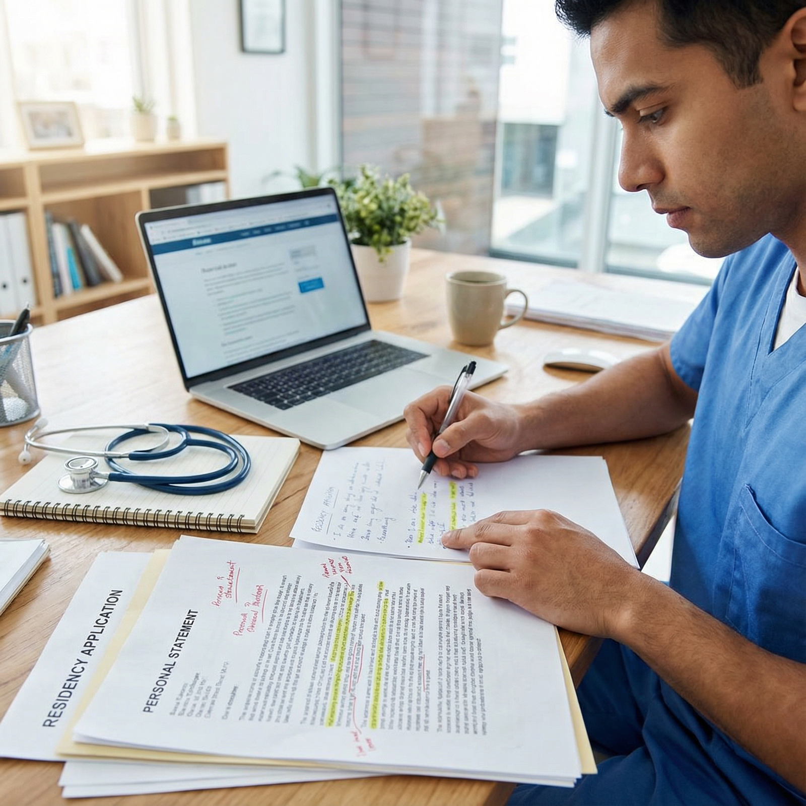 Medical student revising residency application materials Medical student revising residency application materials - Residency Match for Overcoming a Failed Residency Match: Key Strat