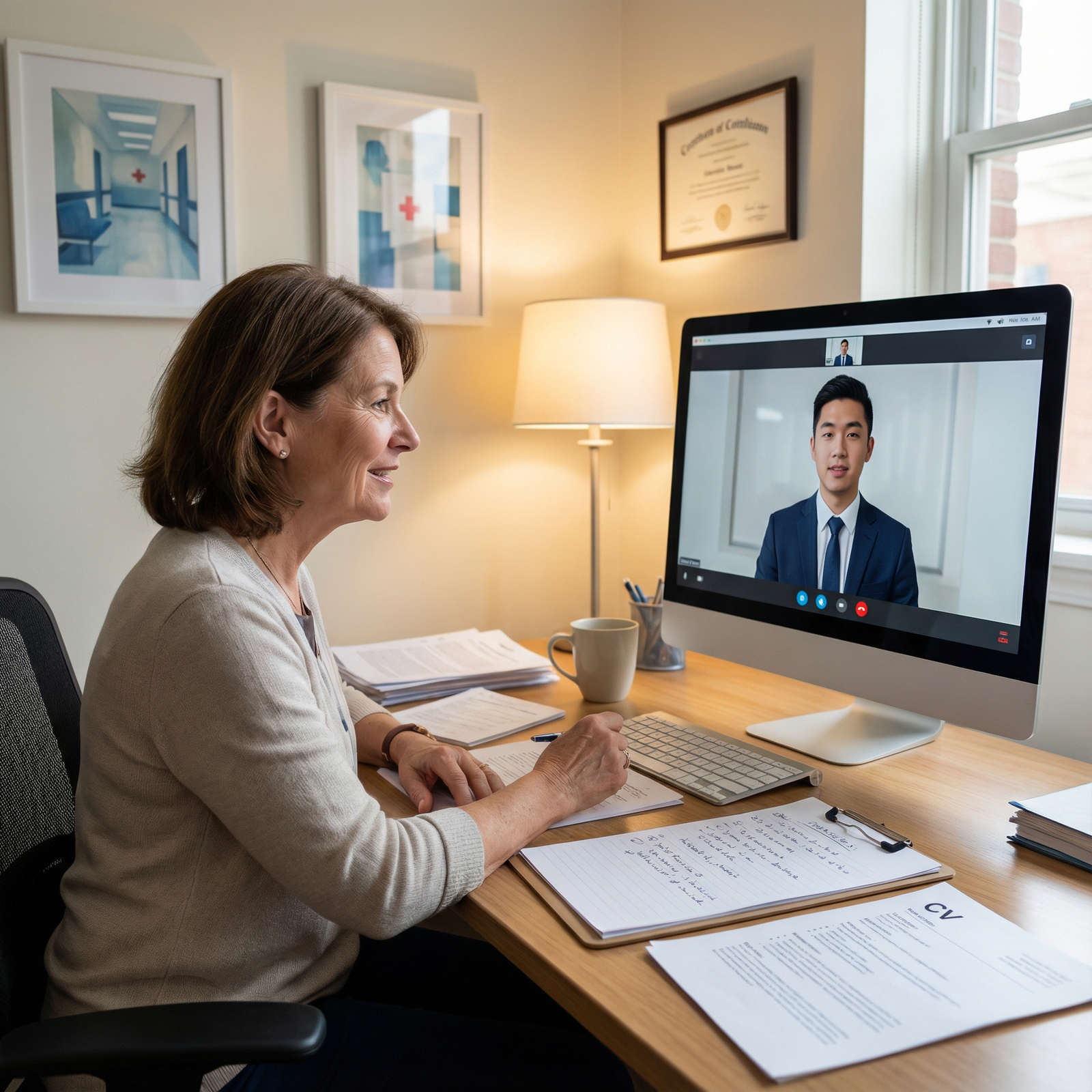 Virtual SOAP interview between residency program and applicant Virtual SOAP interview between residency program and applicant - SOAP for Mastering SOAP: Turn Limited Interviews into Reside