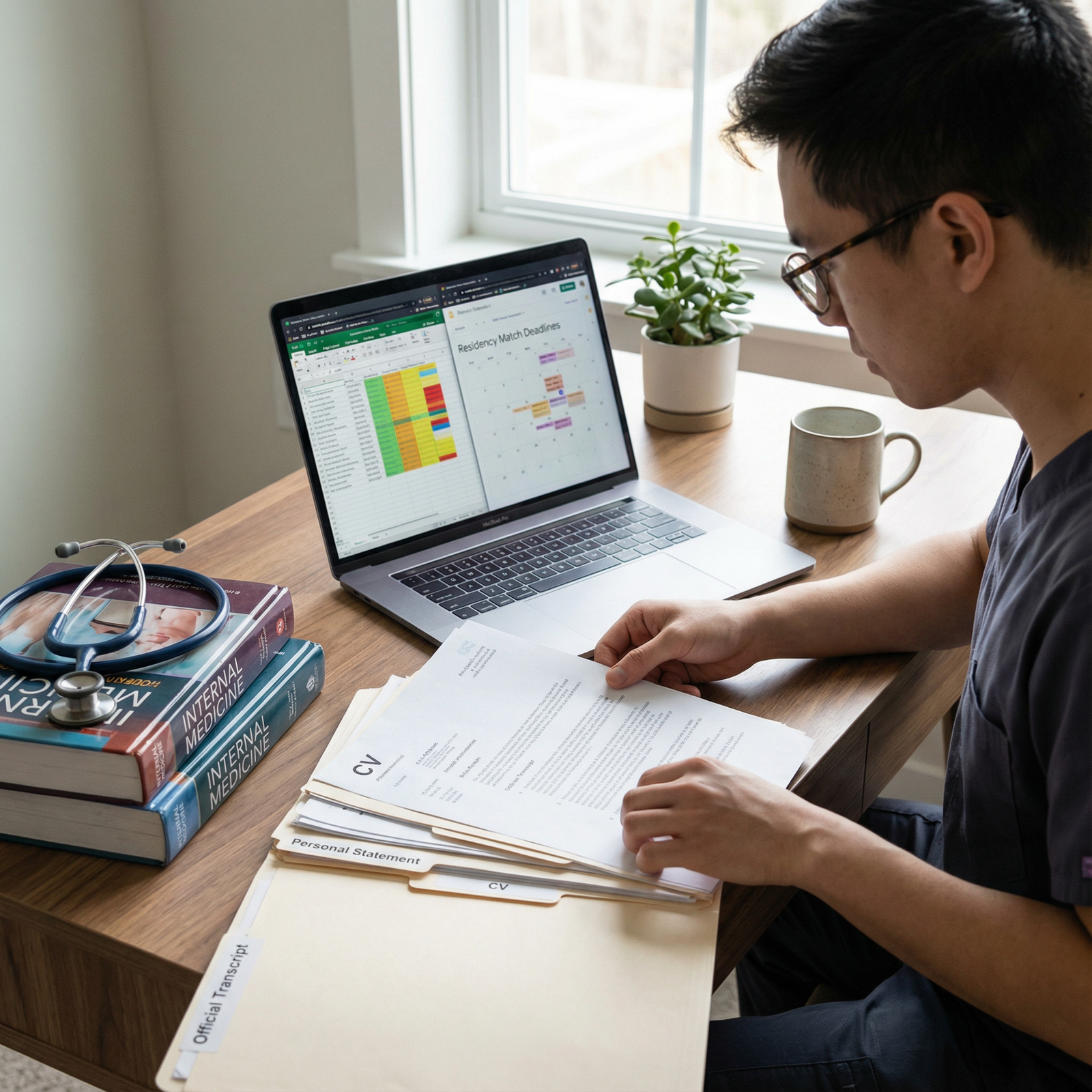Medical student organizing SOAP application documents - Residency Match for Mastering SOAP: Essential Strategies for Residenc