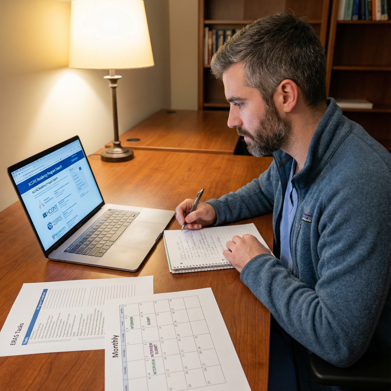 Residency applicant reviewing match strategy and FAQs - ACGME Residency for Master ACGME Residency Applications: Essential Ti