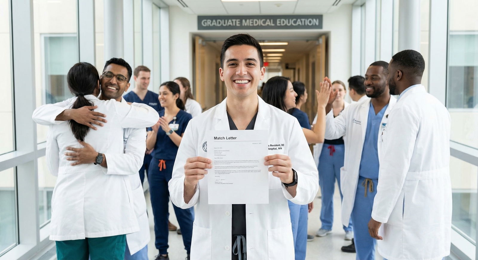 Osteopathic graduate celebrating successful ACGME residency match Osteopathic graduate celebrating successful ACGME residency match - ACGME for Mastering ACGME Applications: Top Strategies fo