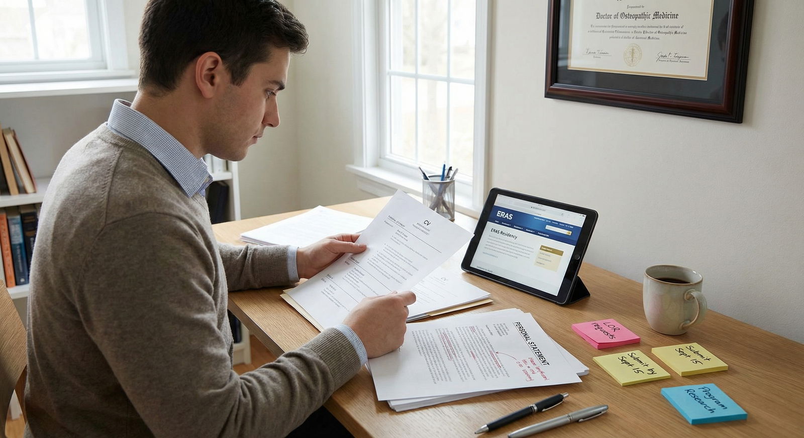 Medical student assembling a residency application toolkit Medical student assembling a residency application toolkit - ACGME Residency for Mastering ACGME Residency: Essential Toolkit