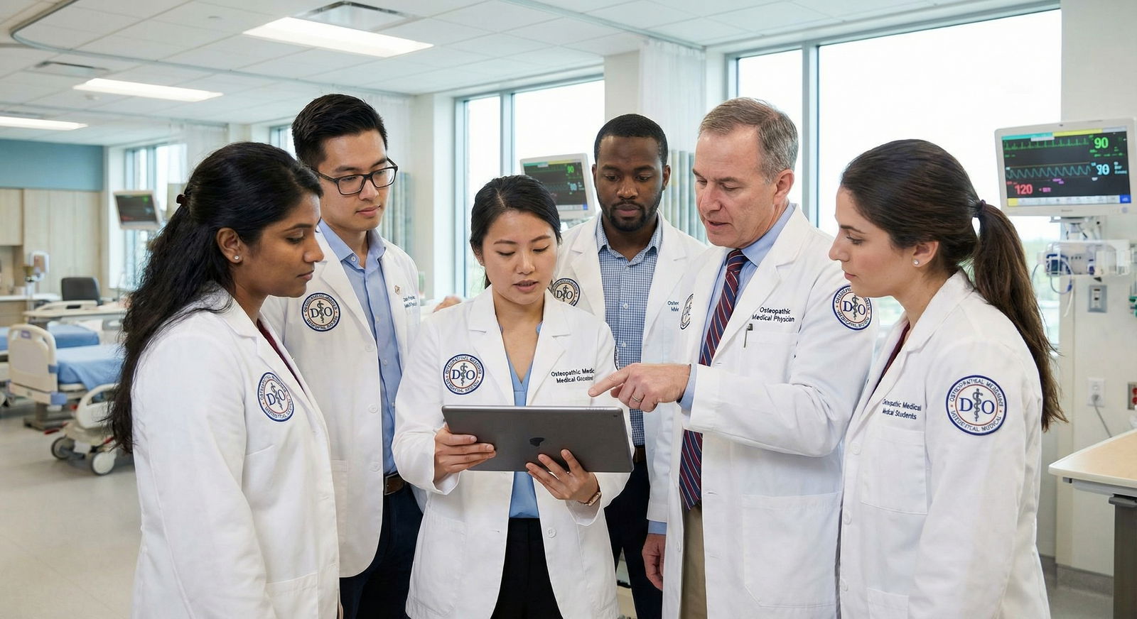 Osteopathic medical students on clinical rotation in teaching hospital - ACGME Match for Key Strategies for DOs to Excel in t