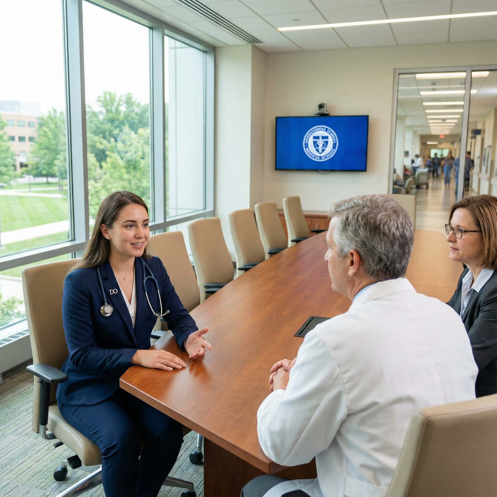 Osteopathic medical student participating in a residency program interview Osteopathic medical student participating in a residency program interview - ACGME Residencies for Mastering ACGME Residency